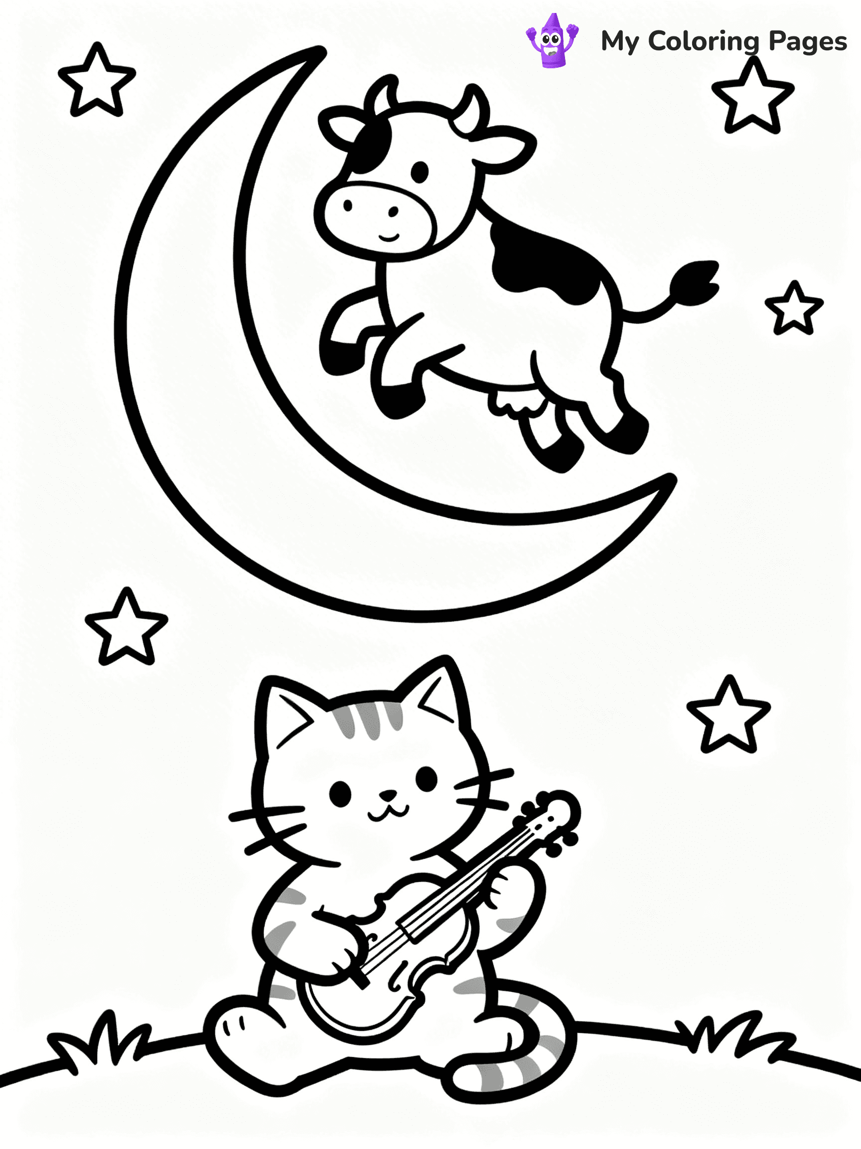 Nursery Rhyme Coloring Pages - 16