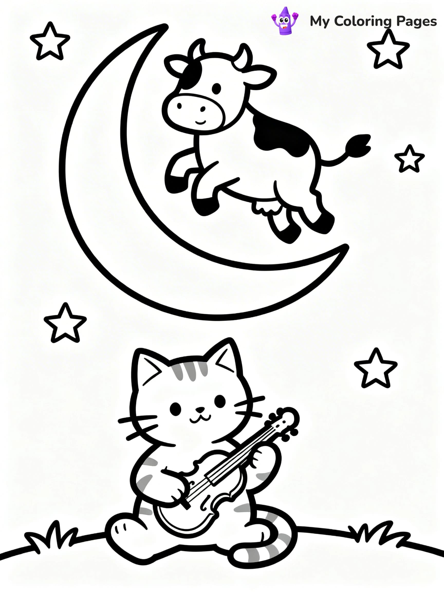 Nursery Rhyme Coloring Pages - 16