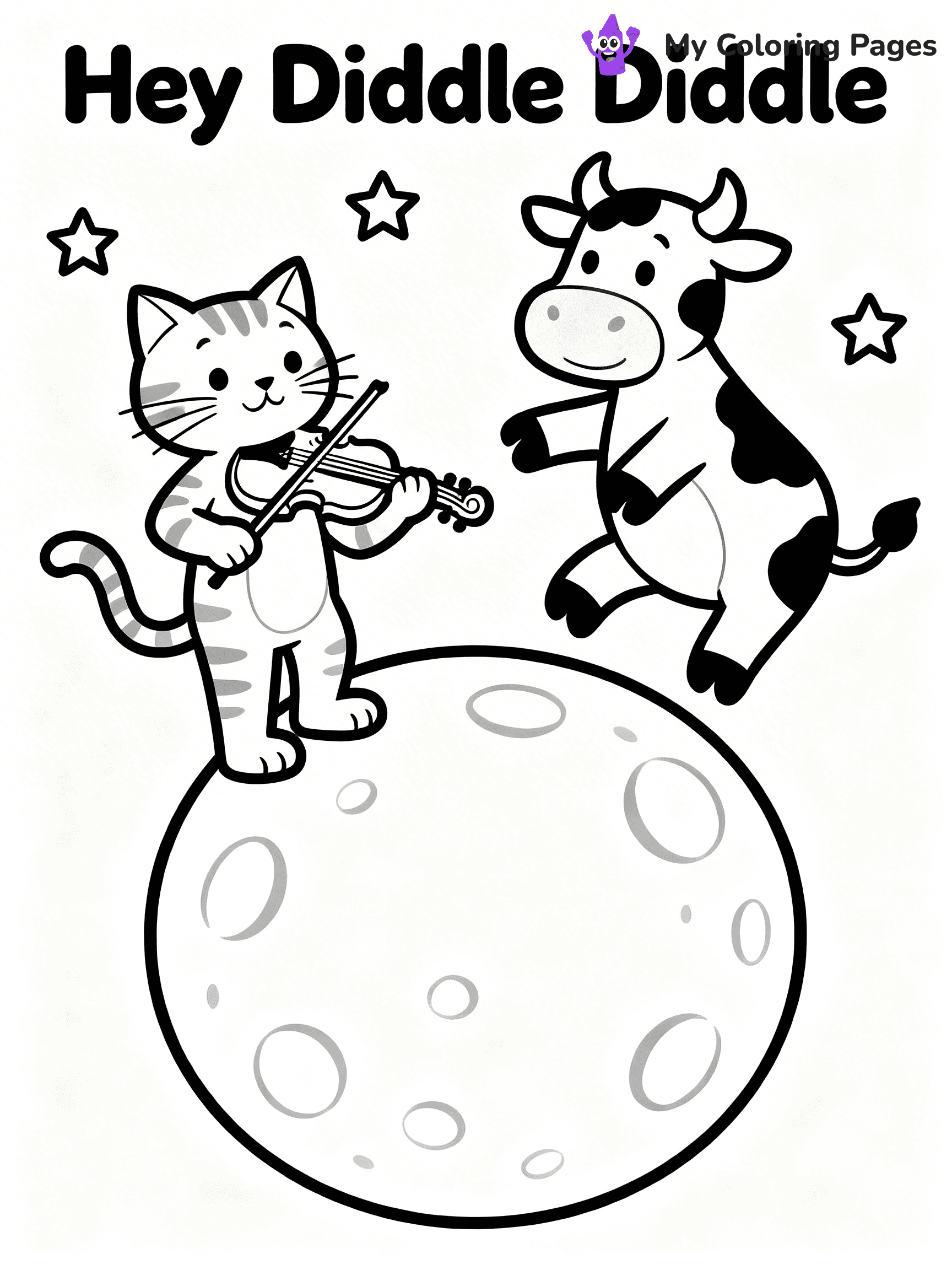 Nursery Rhyme Coloring Pages - 15