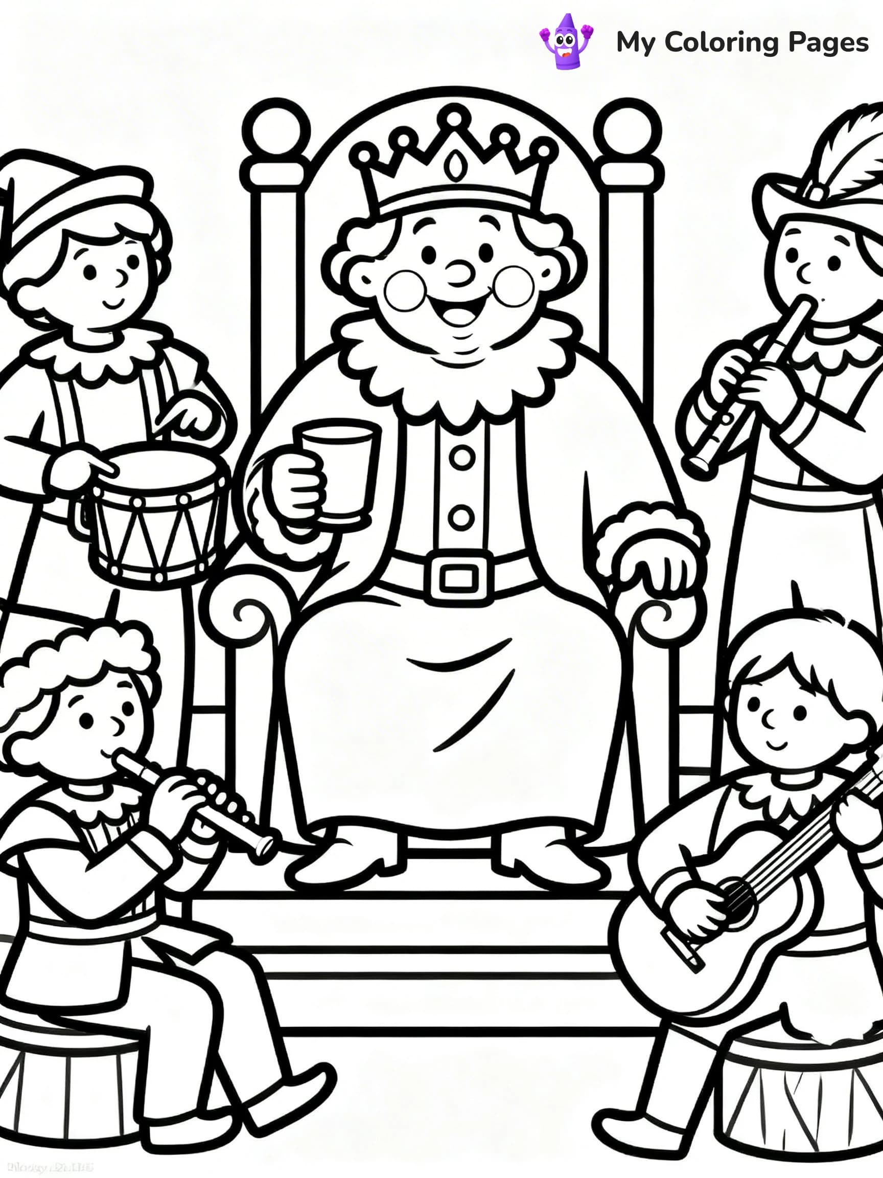 Nursery Rhyme Coloring Pages - 12