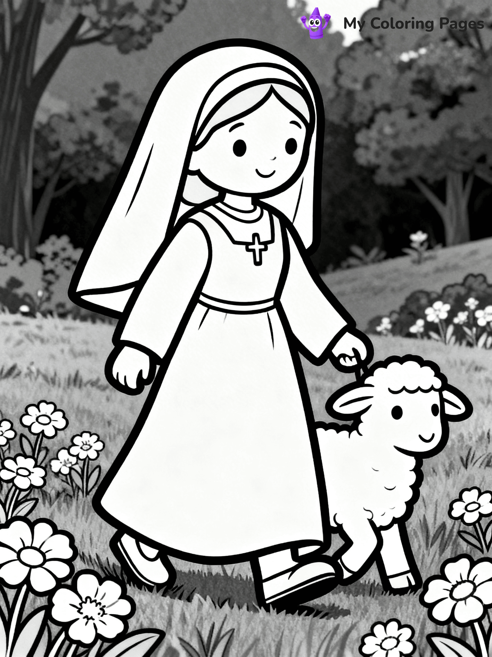 Nursery Rhyme Coloring Pages - 7