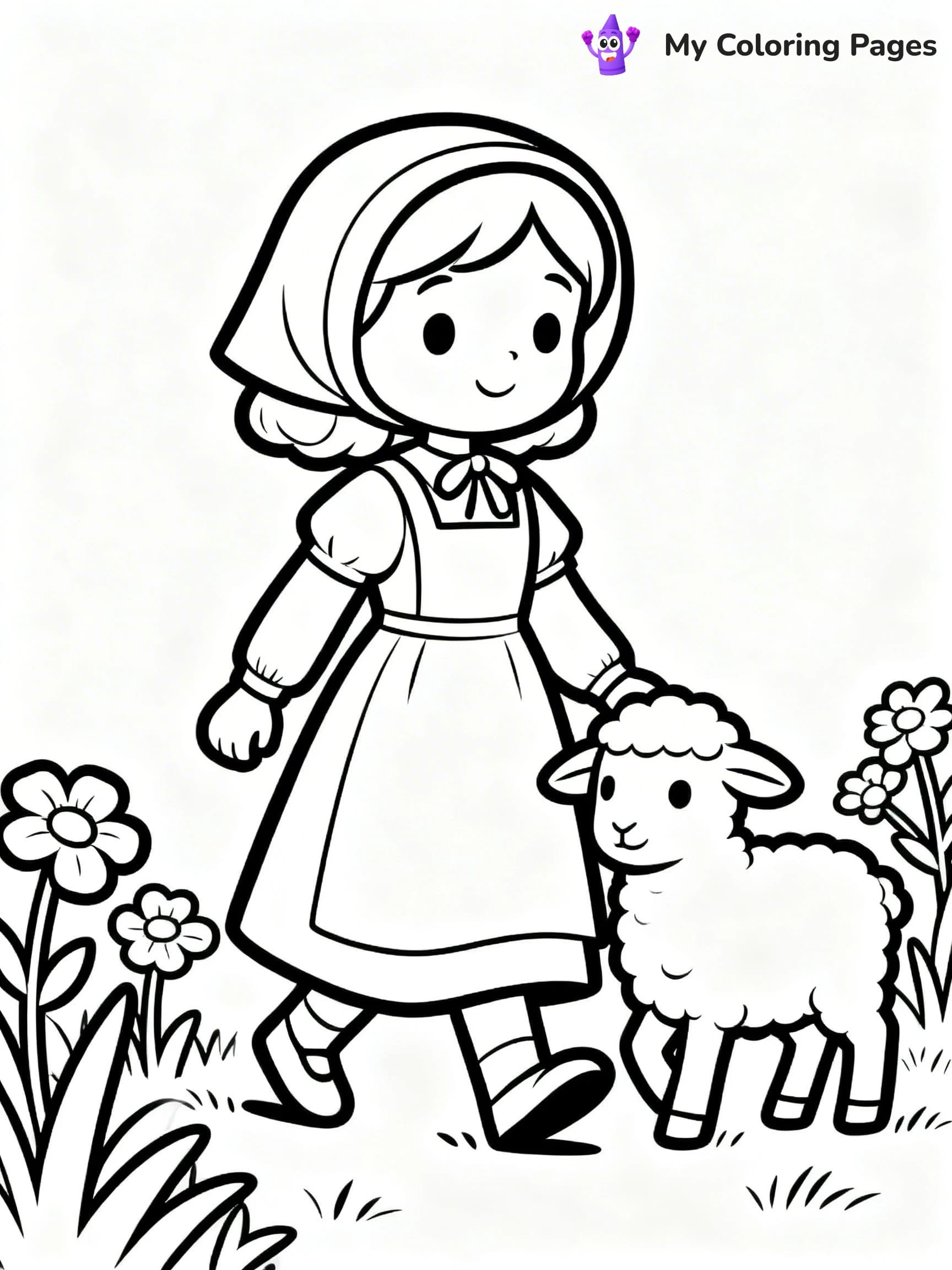 Nursery Rhyme Coloring Pages - 6