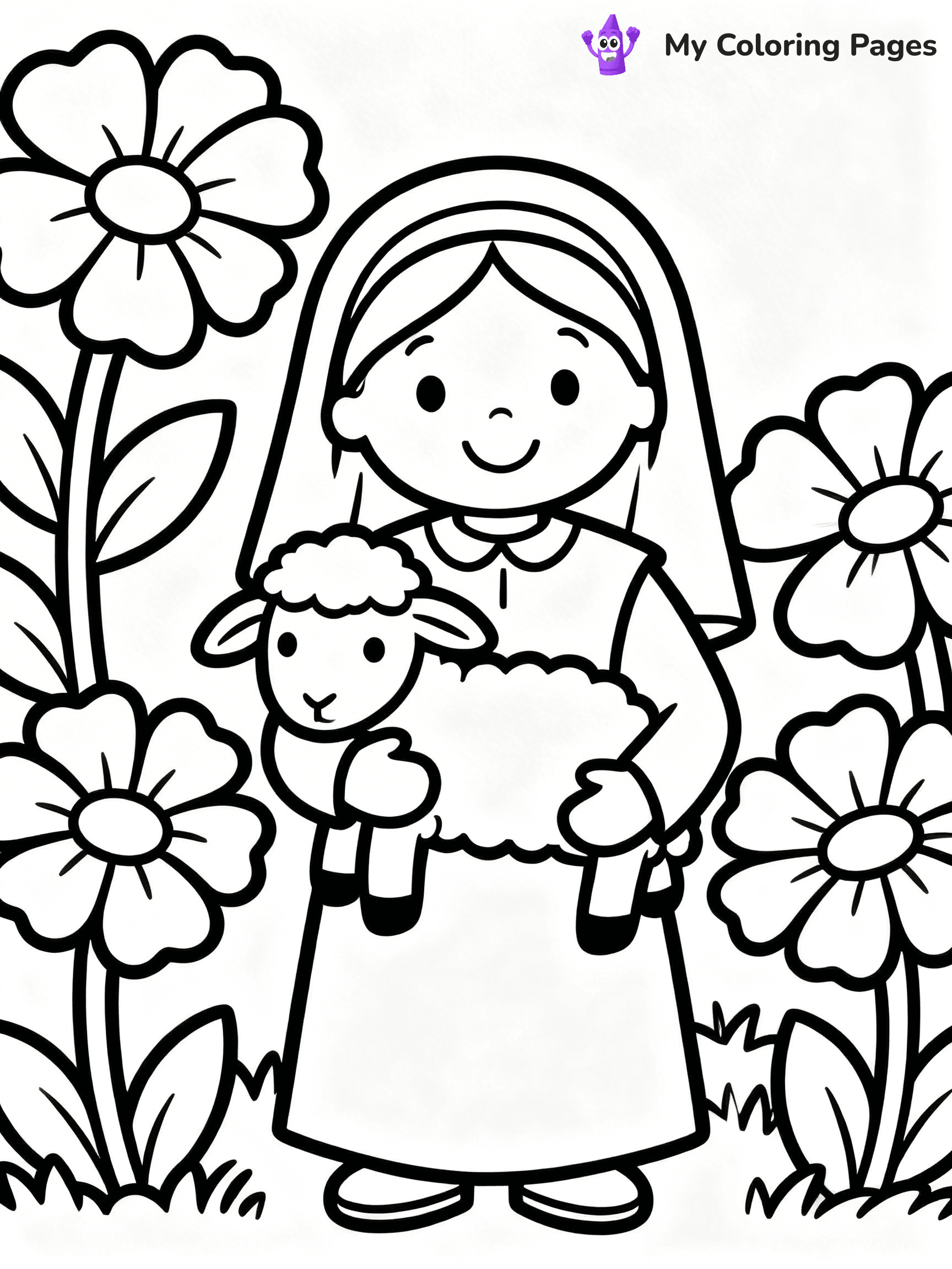 Nursery Rhyme Coloring Pages - 1