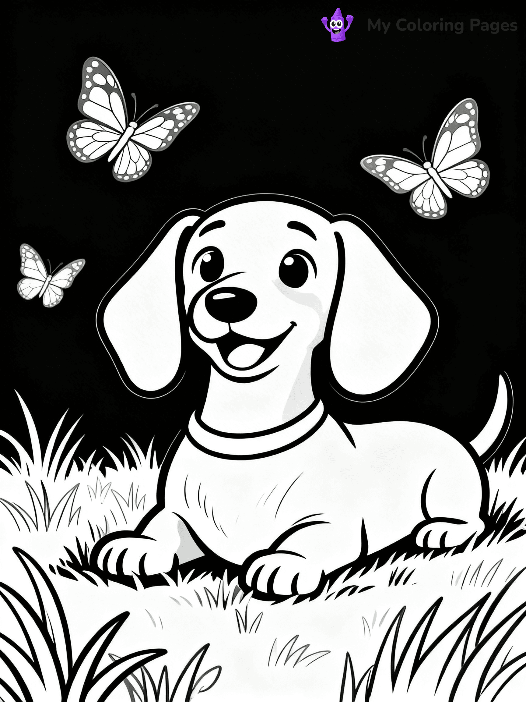 Sausage Dog Coloring Pages - 35