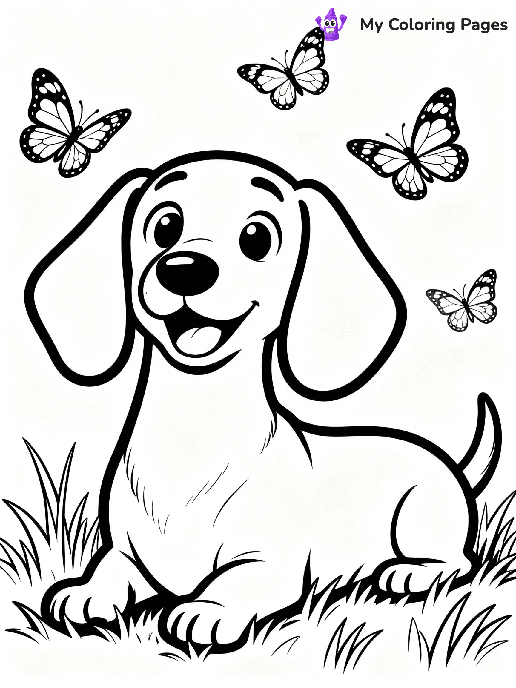 Sausage Dog Coloring Pages - 33