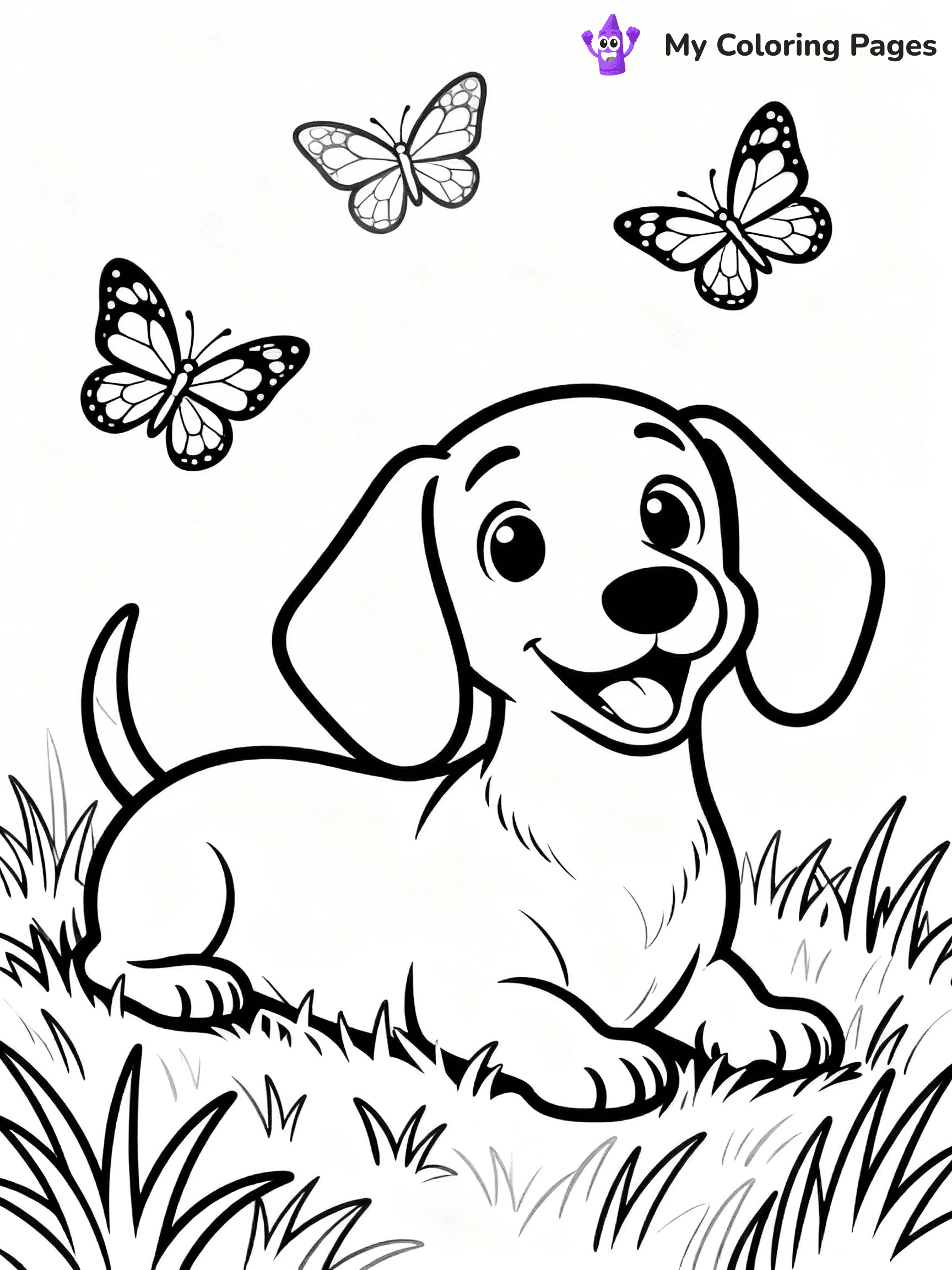 Sausage Dog Coloring Pages - 32