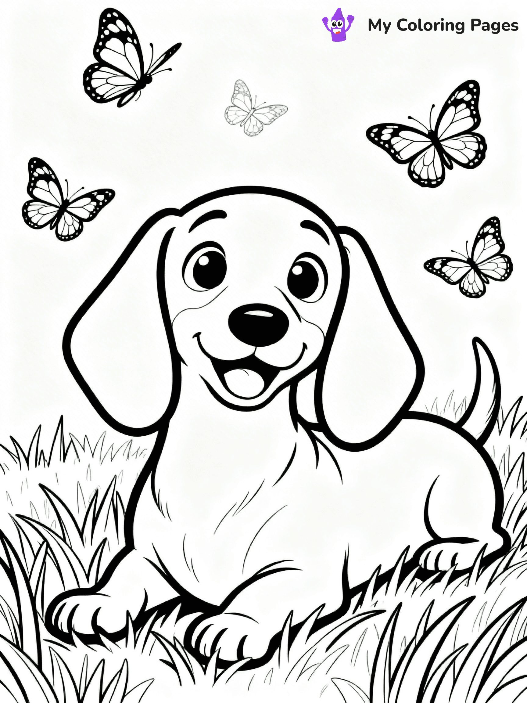 Sausage Dog Coloring Pages - 31