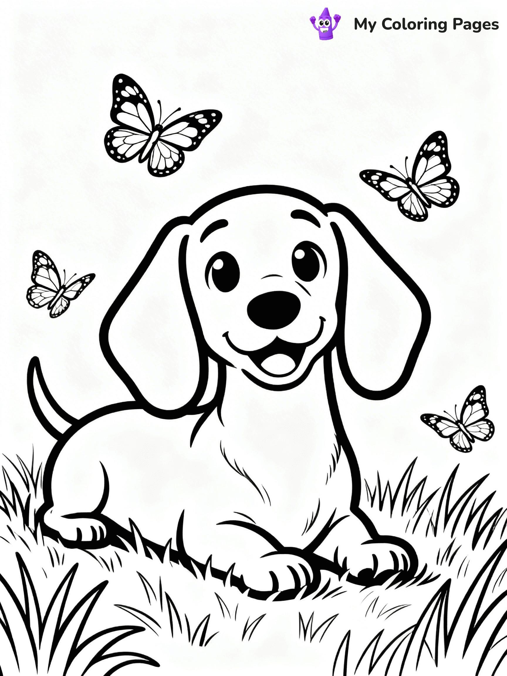 Sausage Dog Coloring Pages - 30