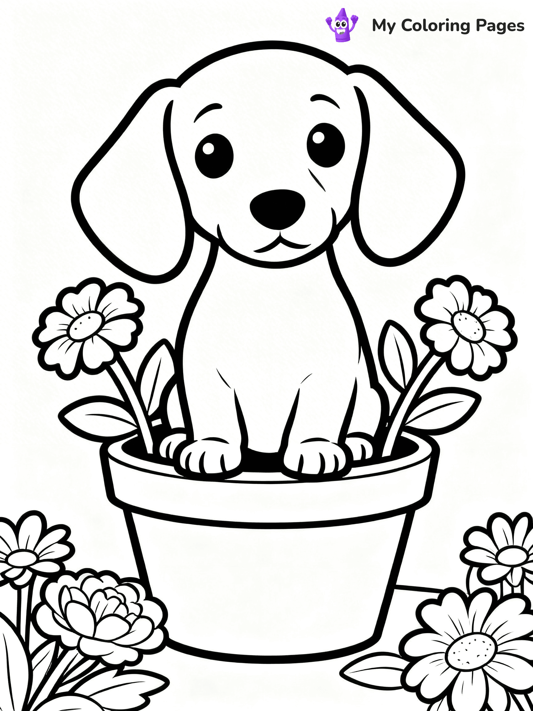 Sausage Dog Coloring Pages - 22