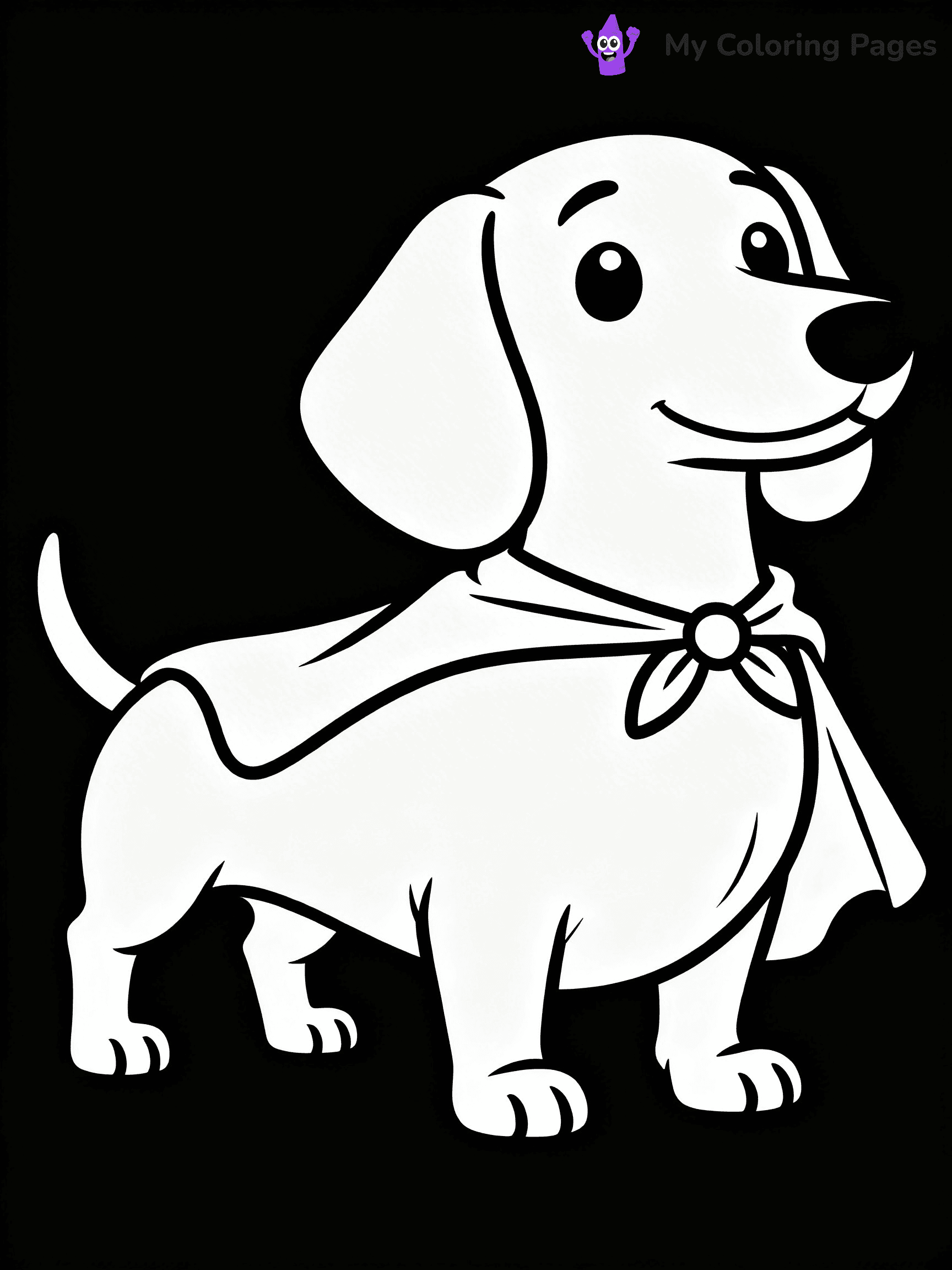 Sausage Dog Coloring Pages - 21
