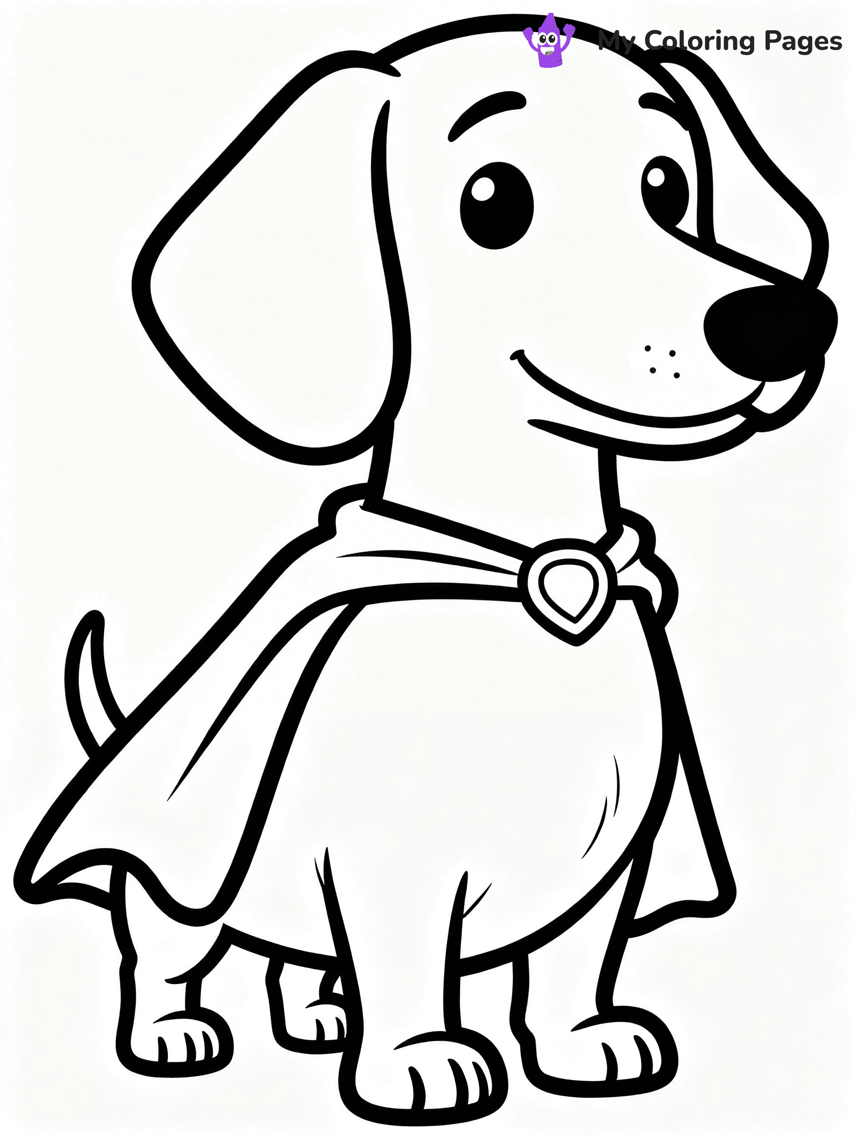Sausage Dog Coloring Pages - 19