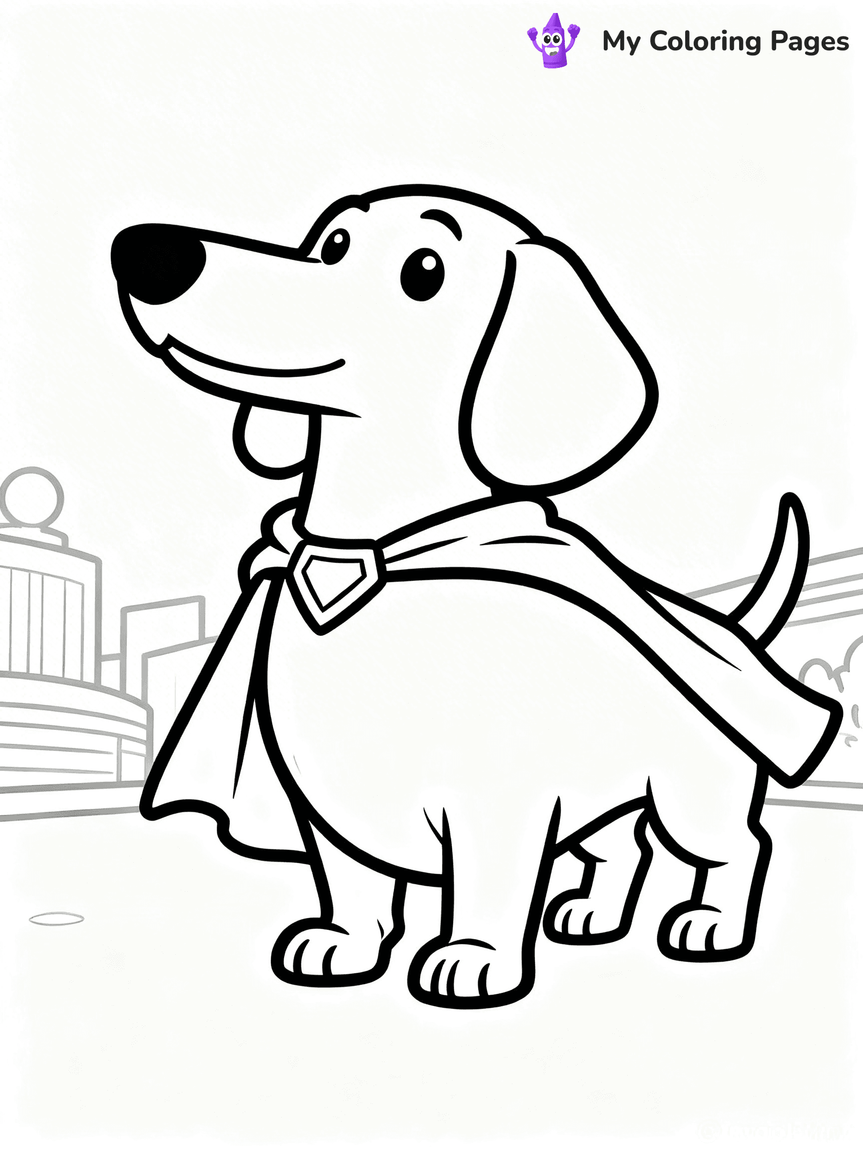 Sausage Dog Coloring Pages - 16