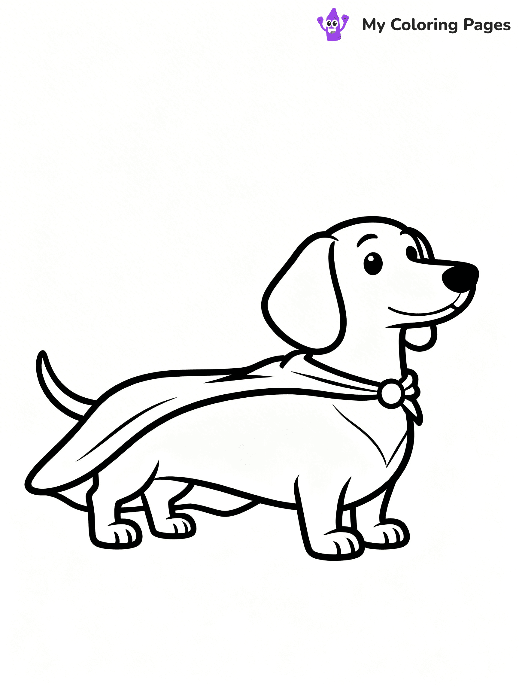 Sausage Dog Coloring Pages - 15