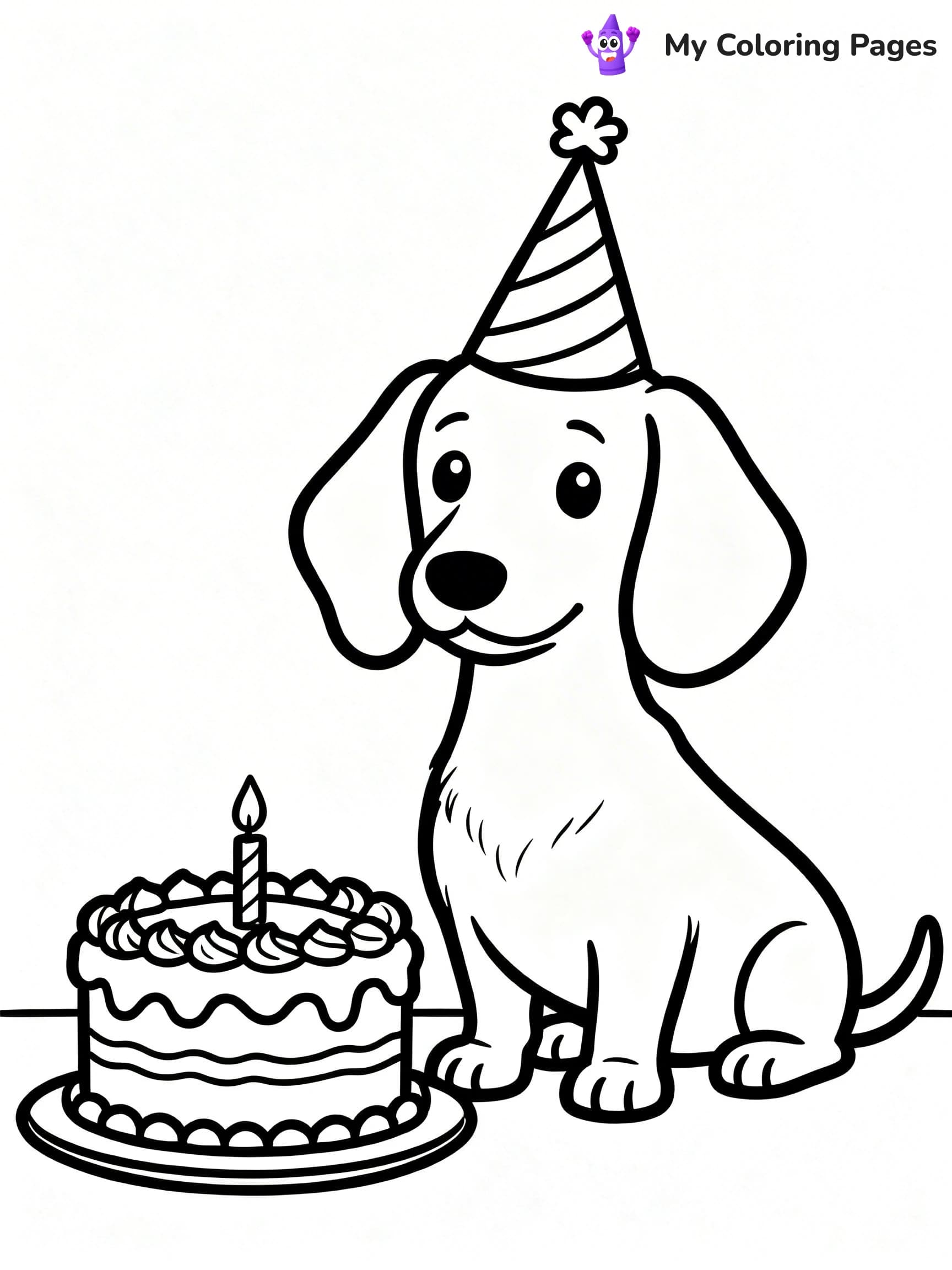 Sausage Dog Coloring Pages - 4