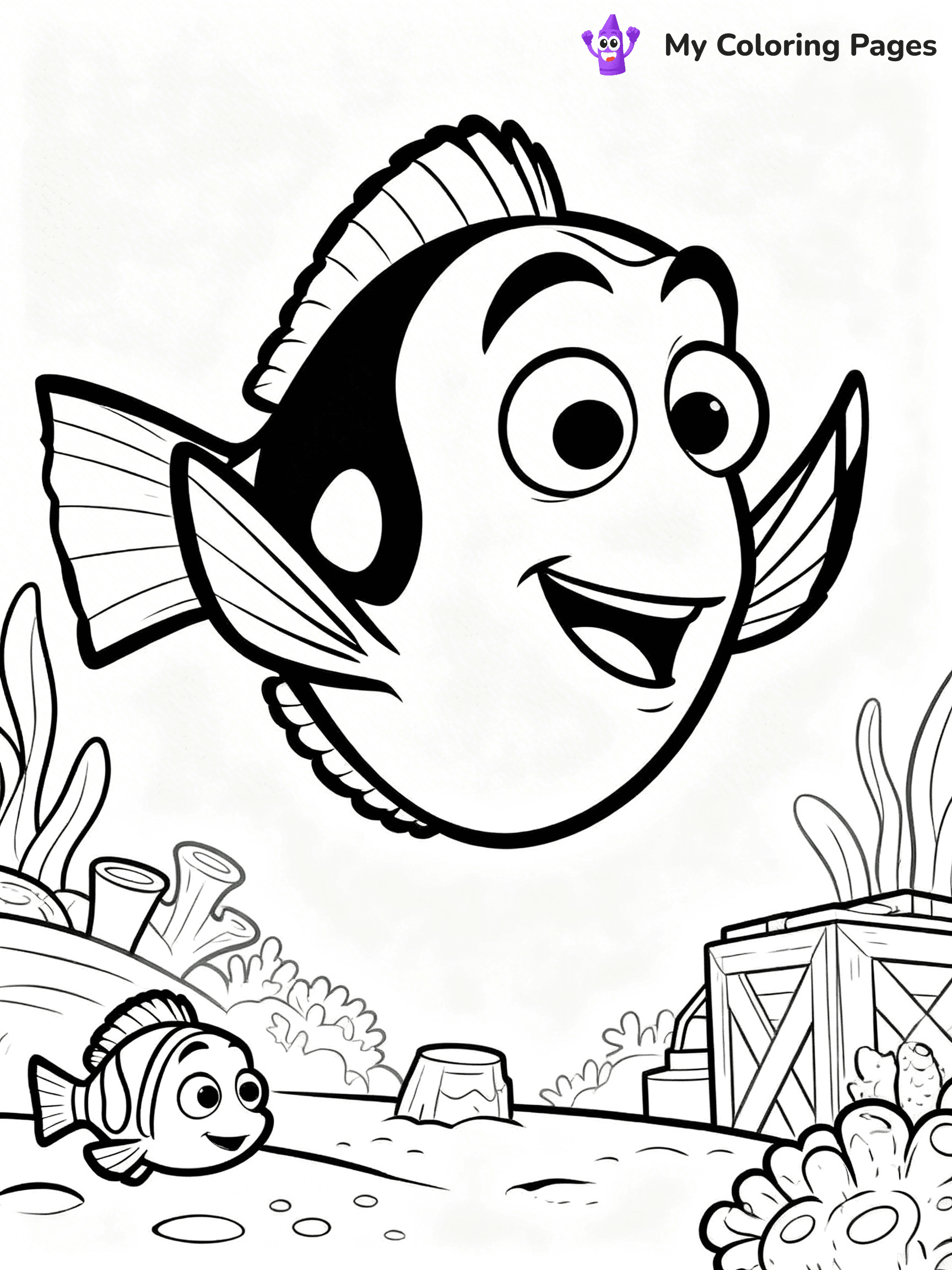 Dory Coloring Pages - 11
