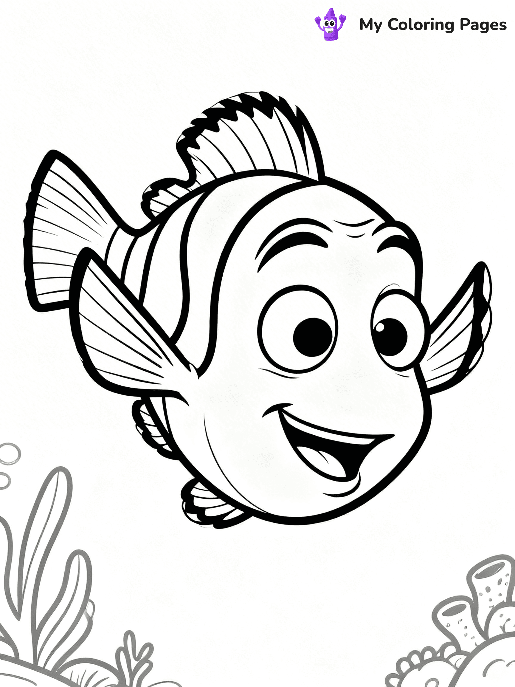 Dory Coloring Pages - 7