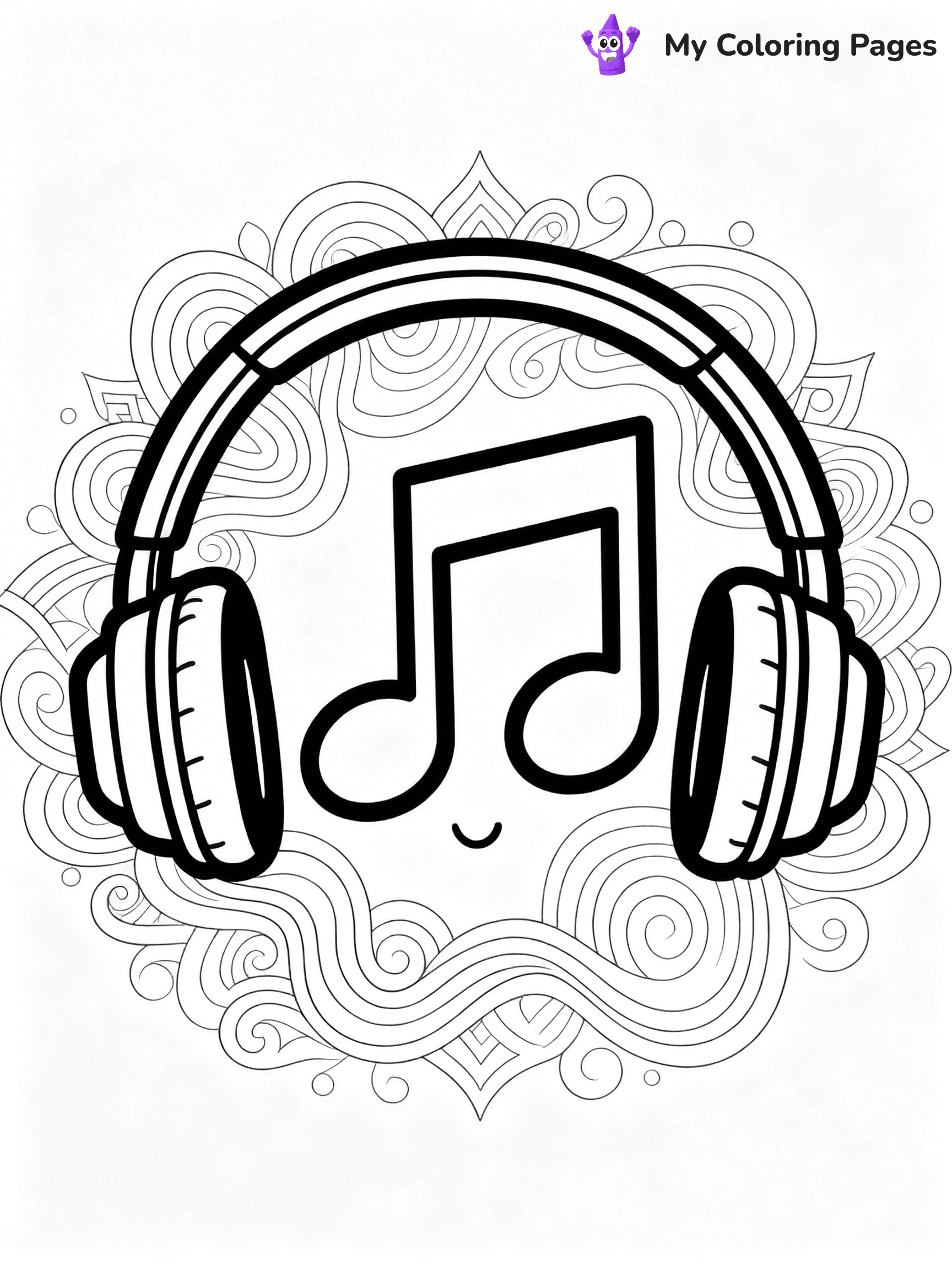 Headphones Coloring Pages - 33