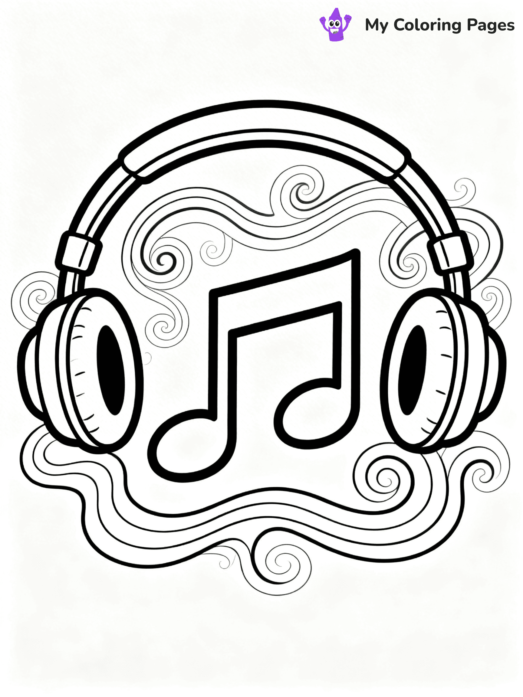 Headphones Coloring Pages - 32