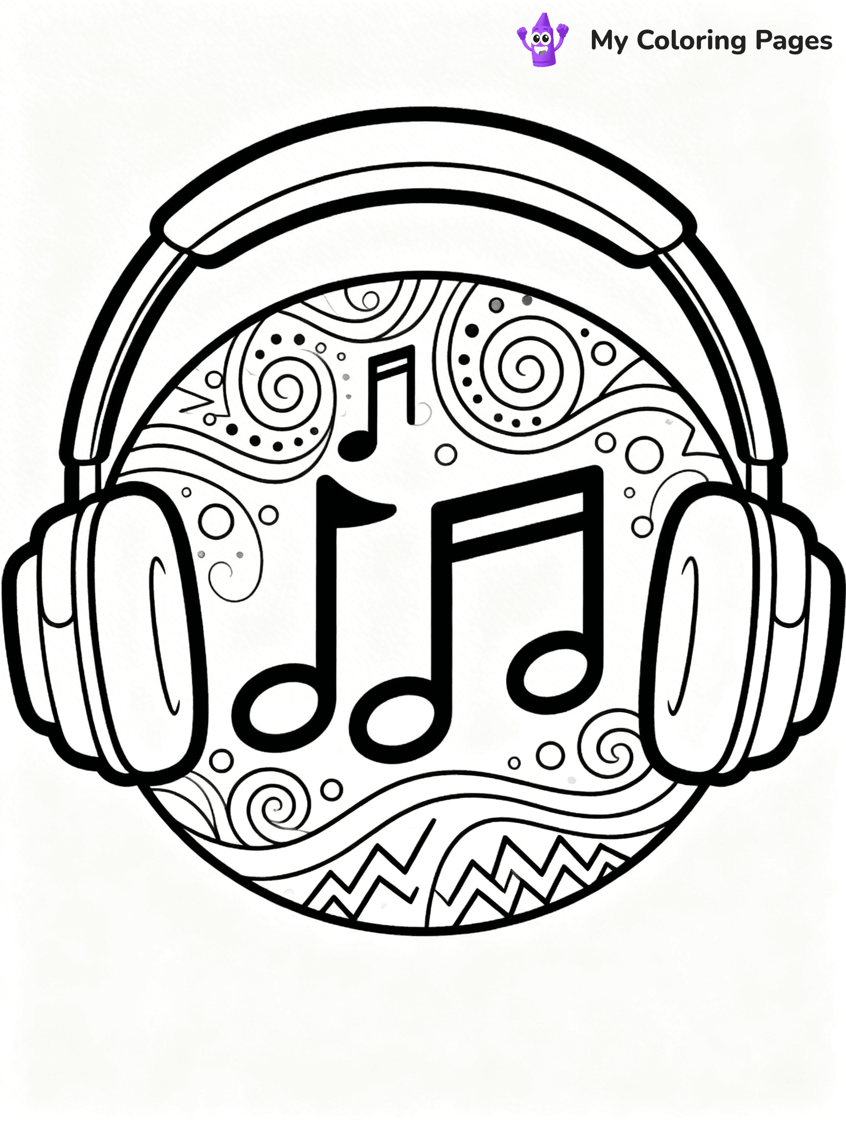 Headphones Coloring Pages - 29