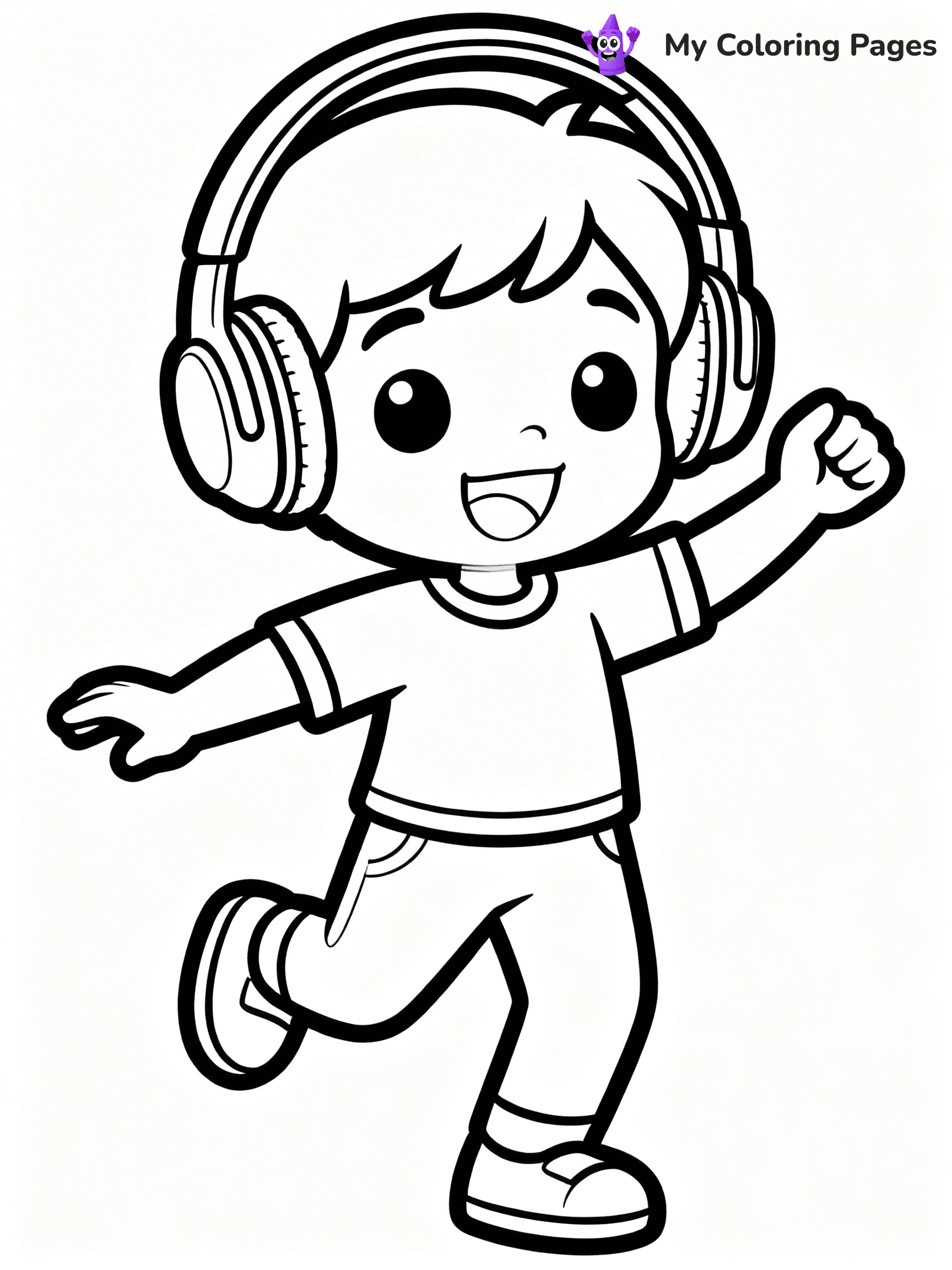 Headphones Coloring Pages - 28