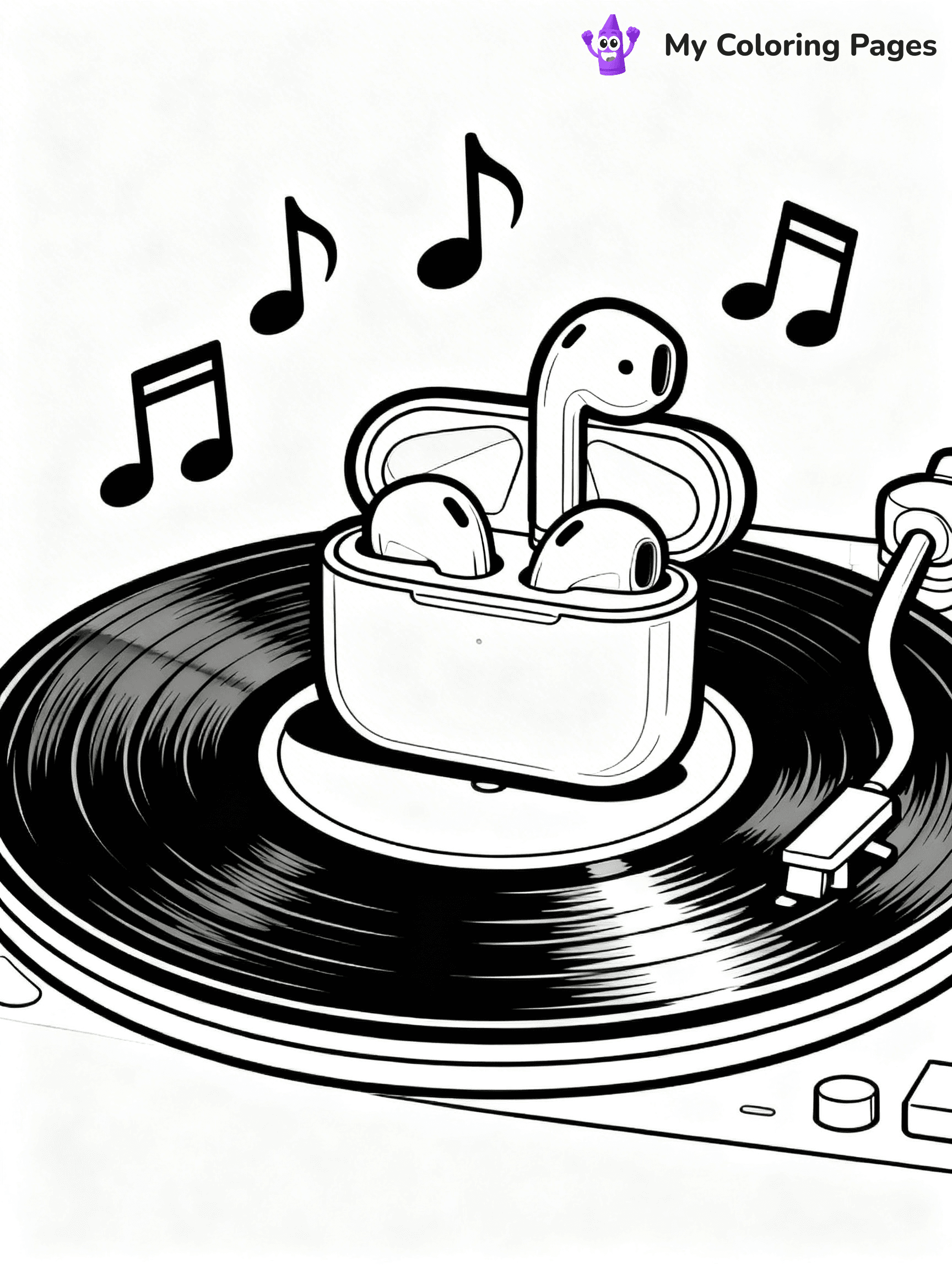 Headphones Coloring Pages - 21