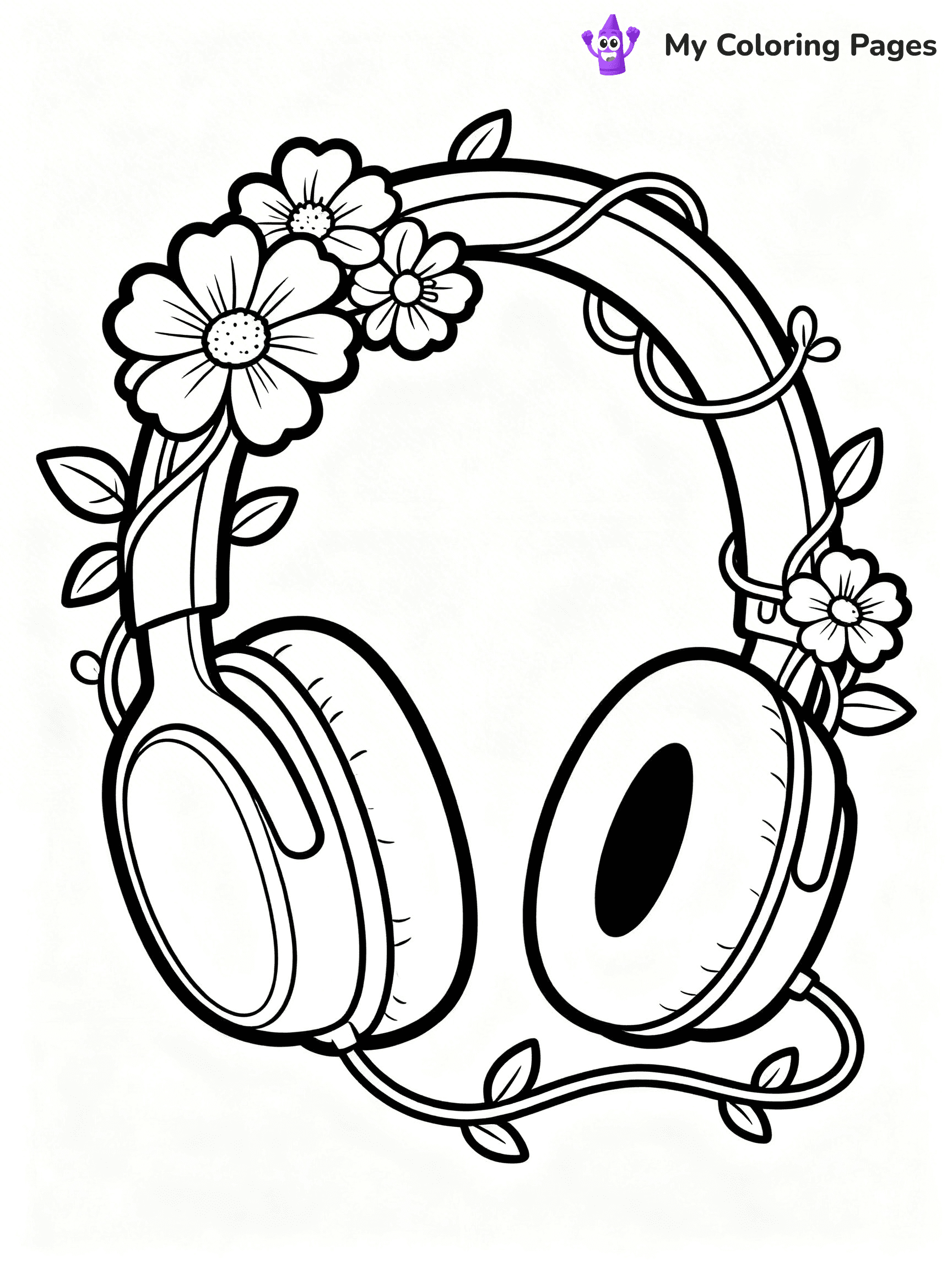Headphones Coloring Pages - 20