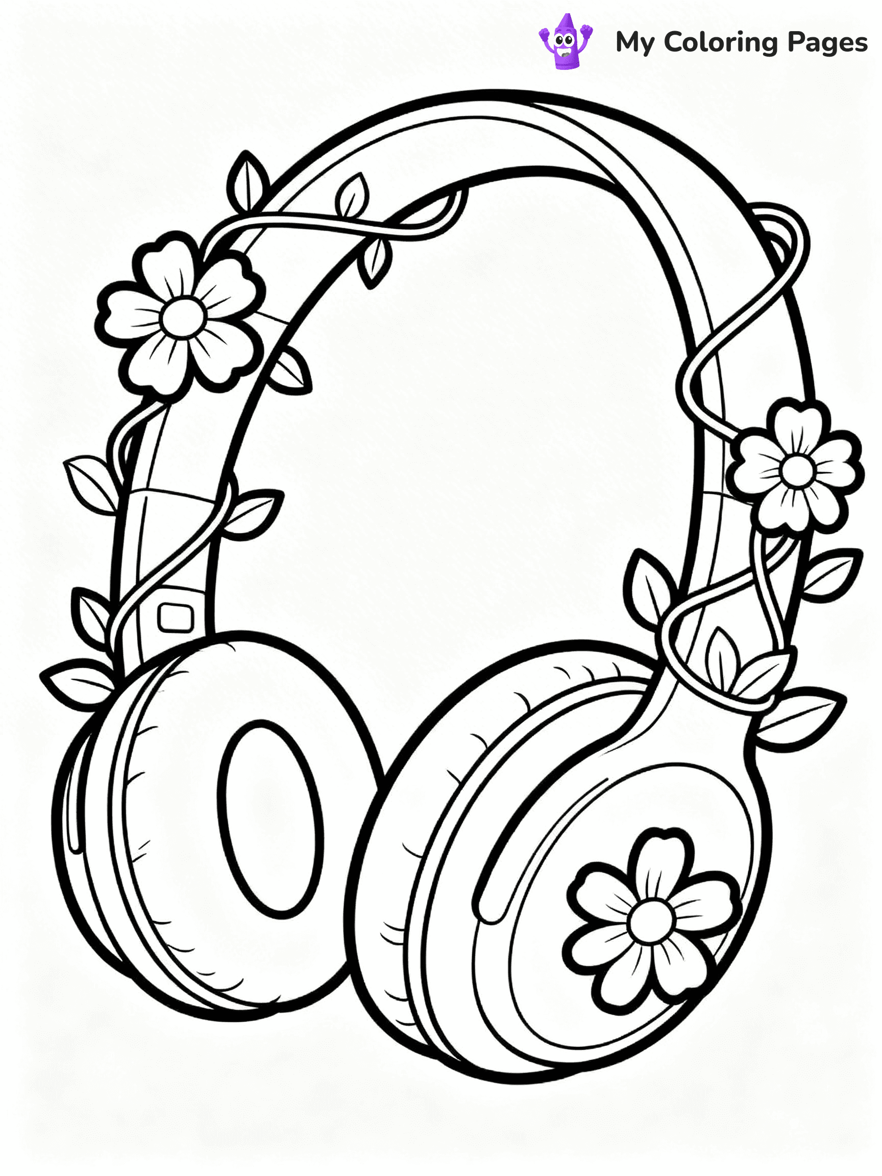 Headphones Coloring Pages - 18