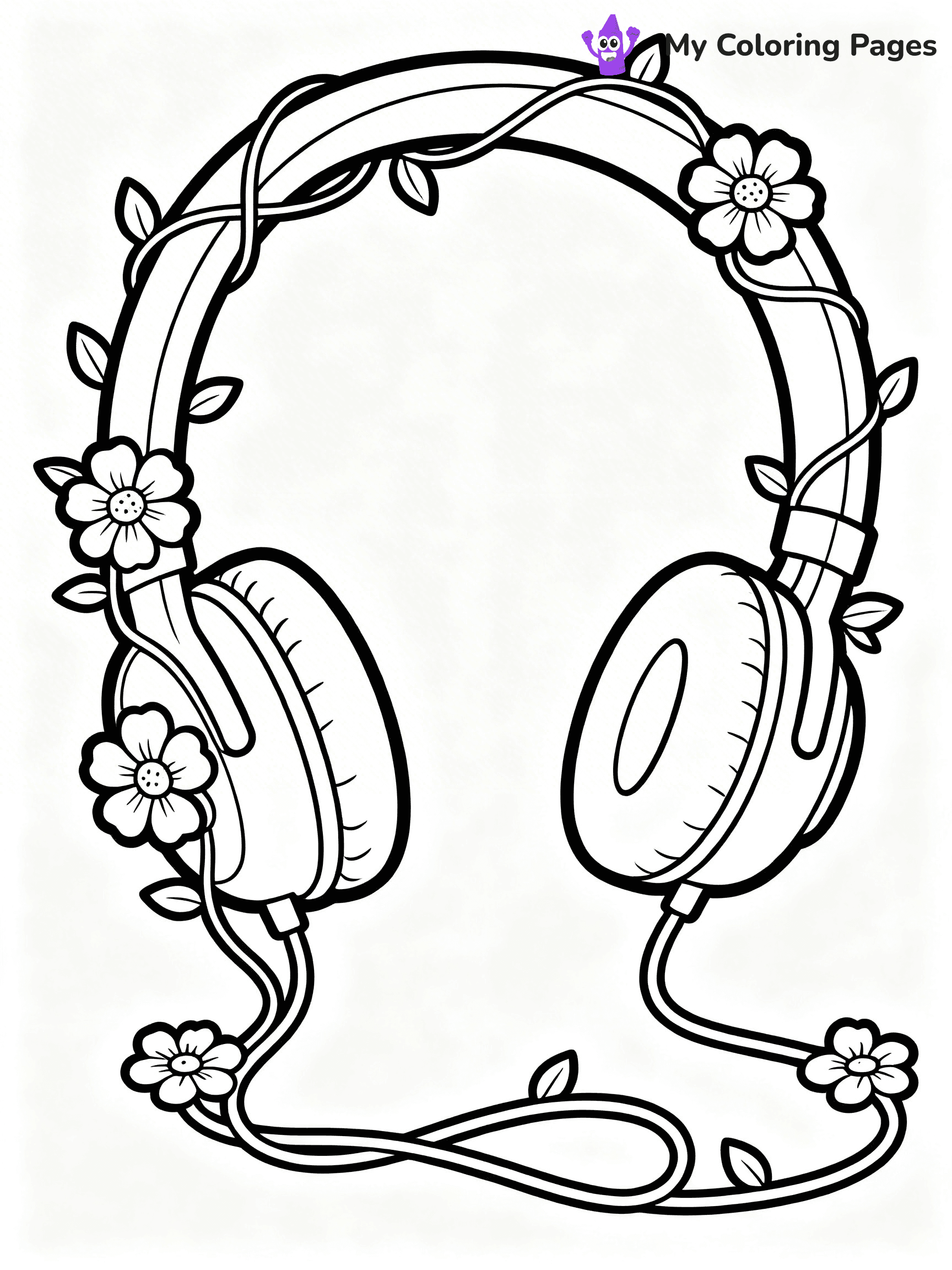 Headphones Coloring Pages - 16