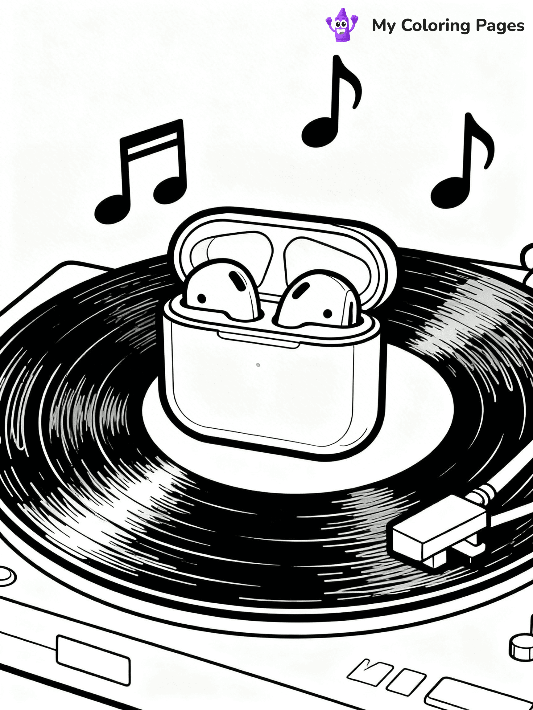 Headphones Coloring Pages - 15