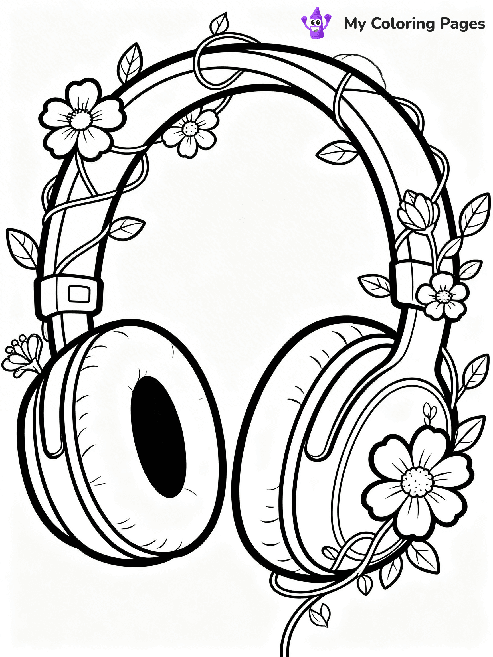 Headphones Coloring Pages - 14