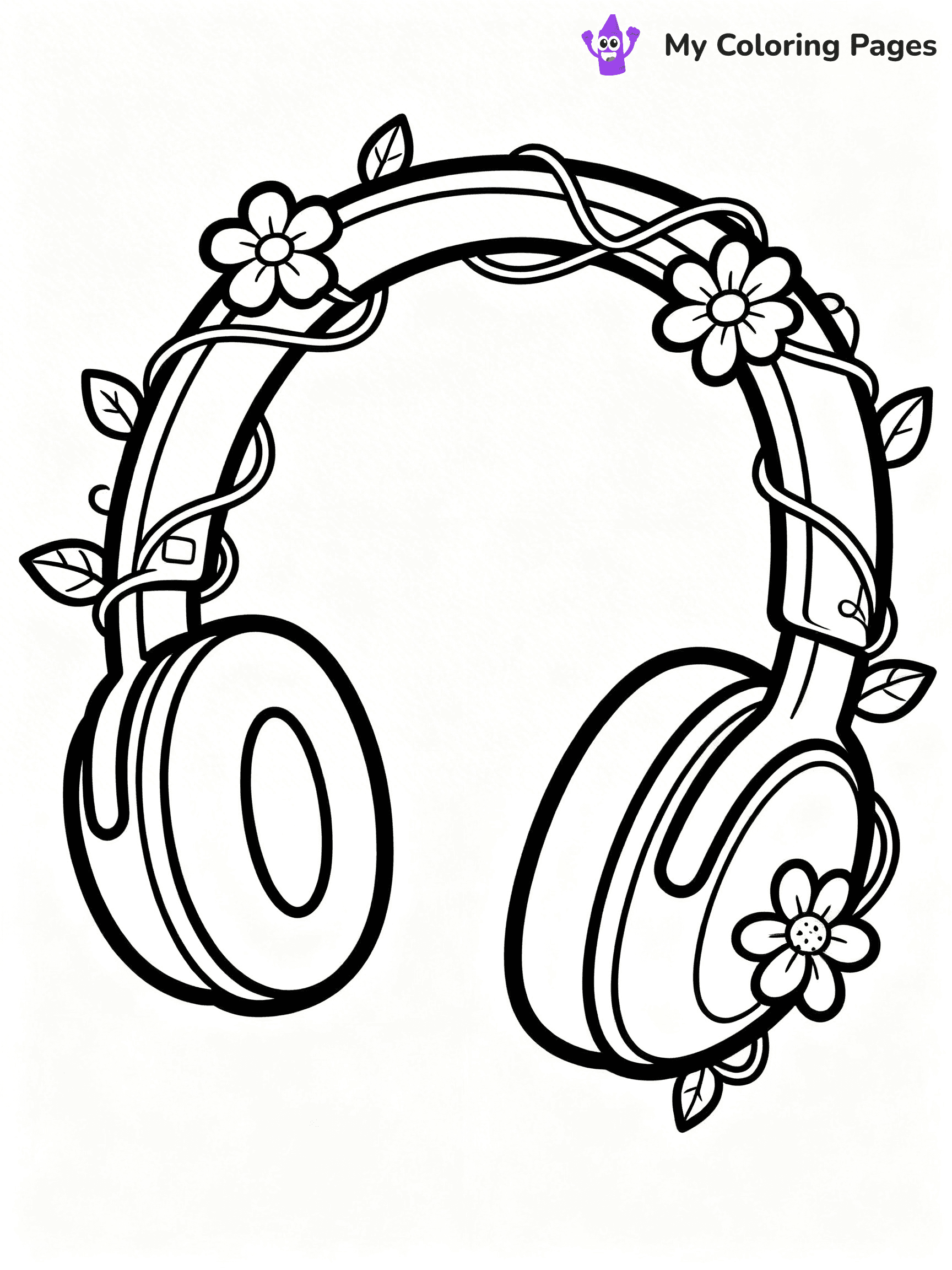 Headphones Coloring Pages - 10