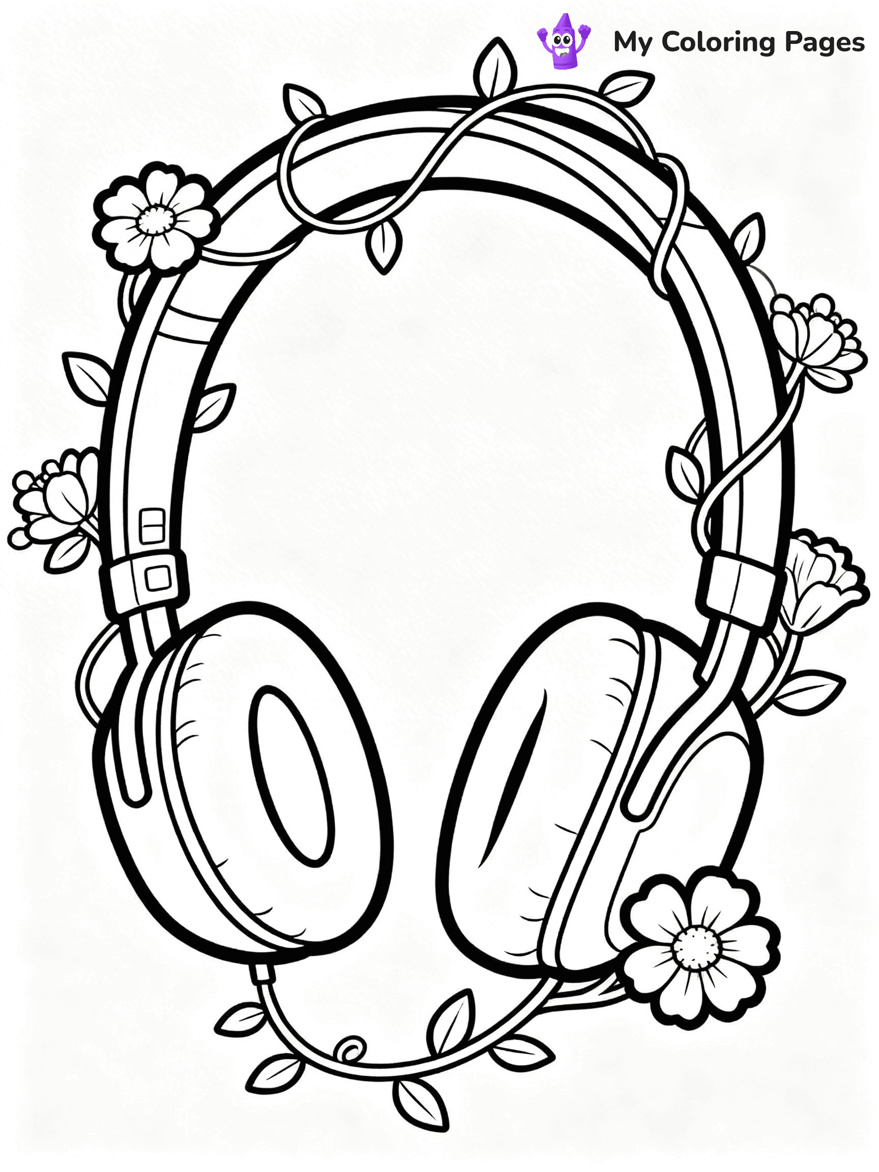 Headphones Coloring Pages - 8