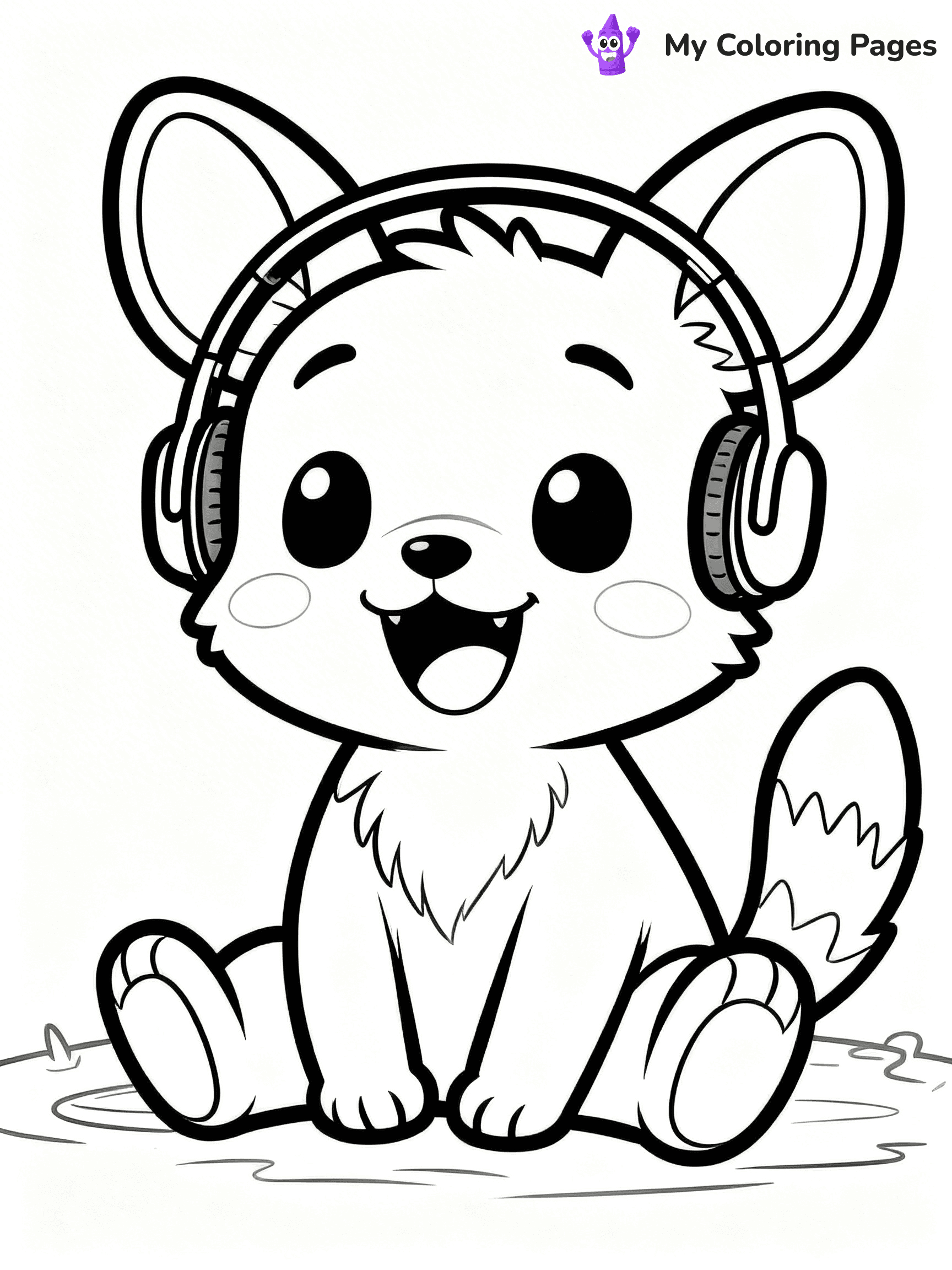 Headphones Coloring Pages - 4