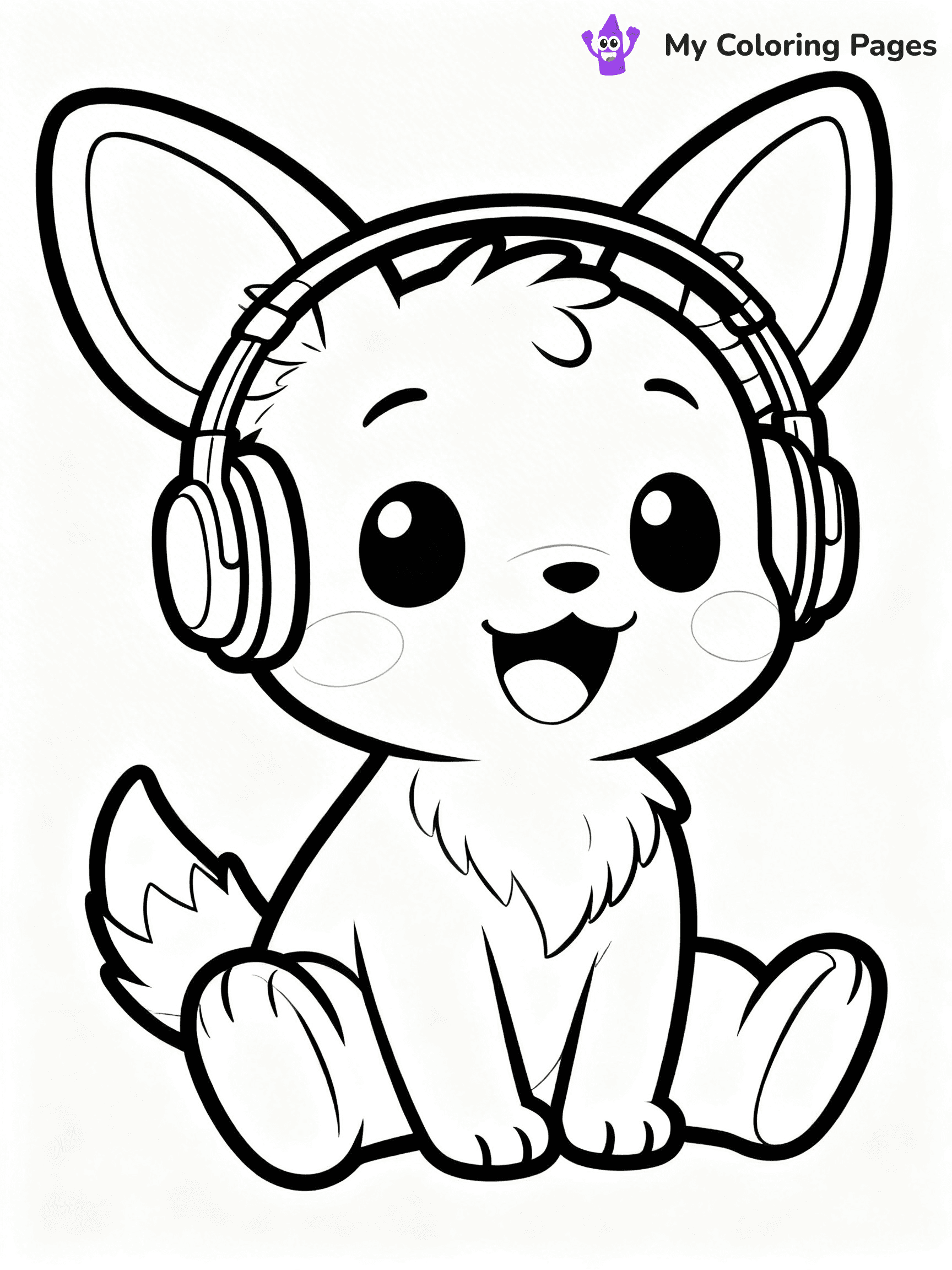Headphones Coloring Pages - 3