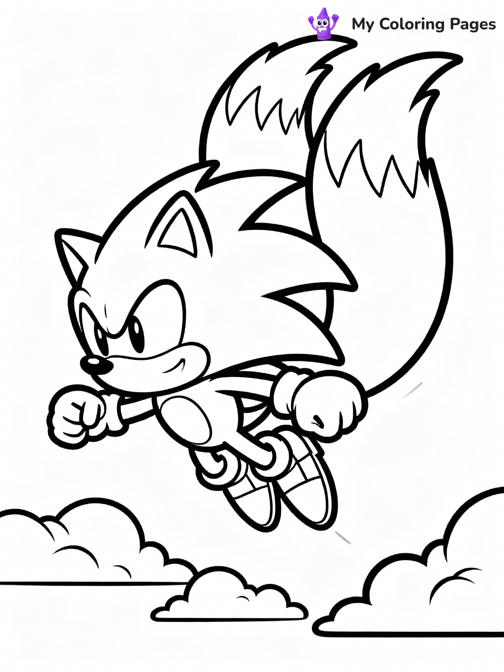 Tails Coloring Pages - 21