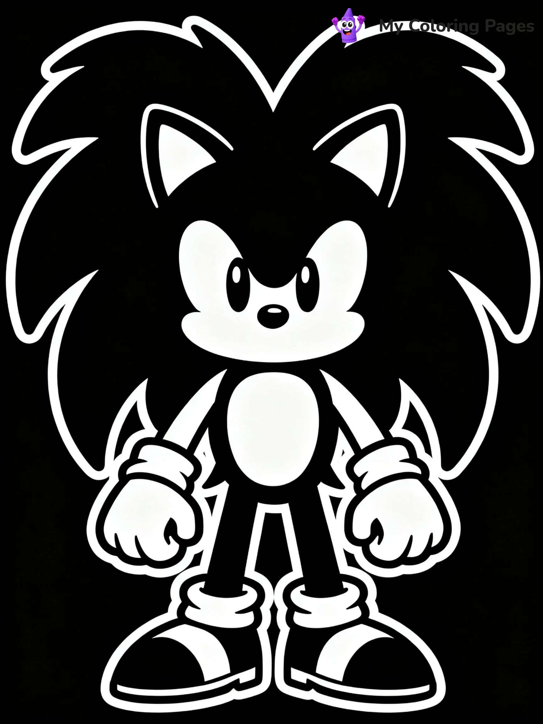 Tails Coloring Pages - 12