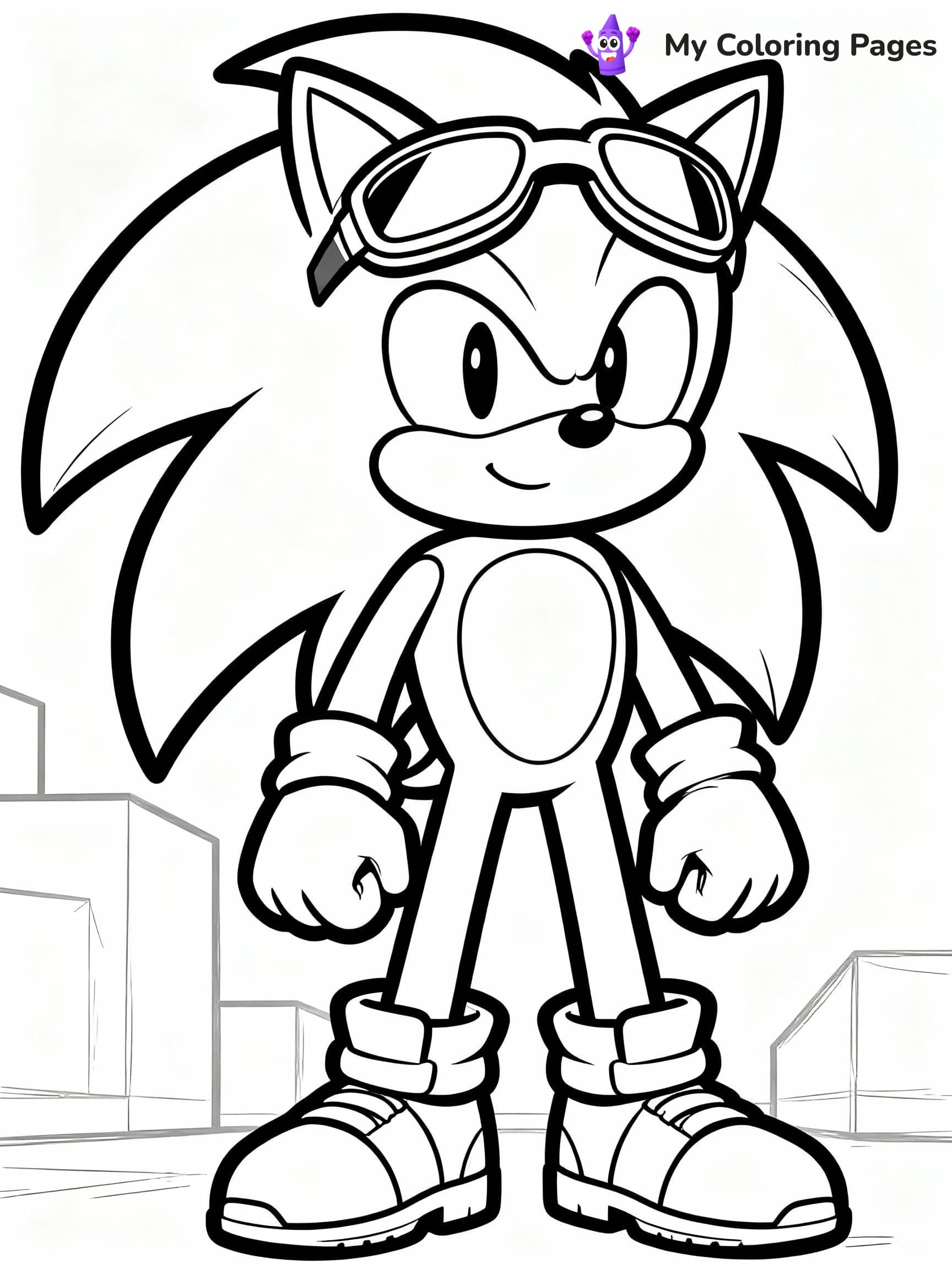 Tails Coloring Pages - 11