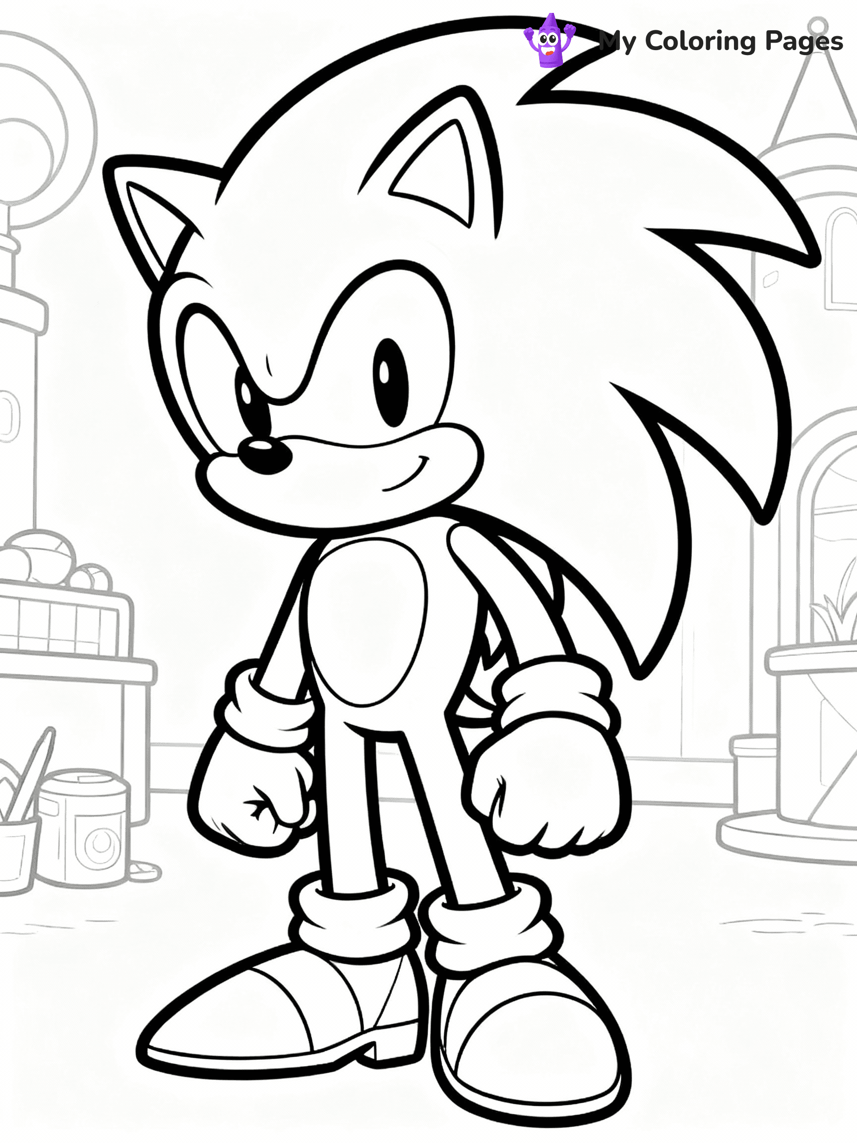 Tails Coloring Pages - 10