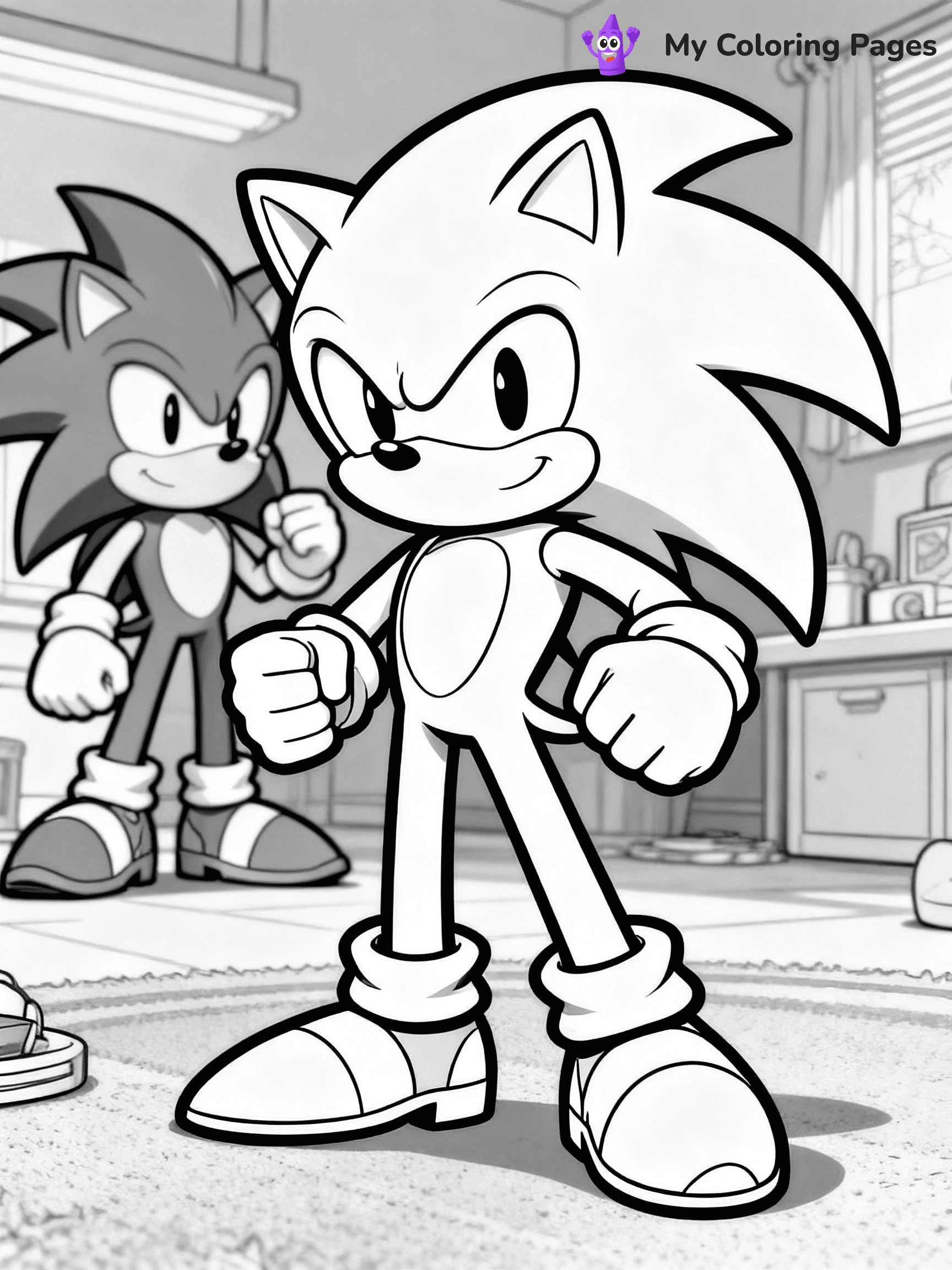 Tails Coloring Pages - 7