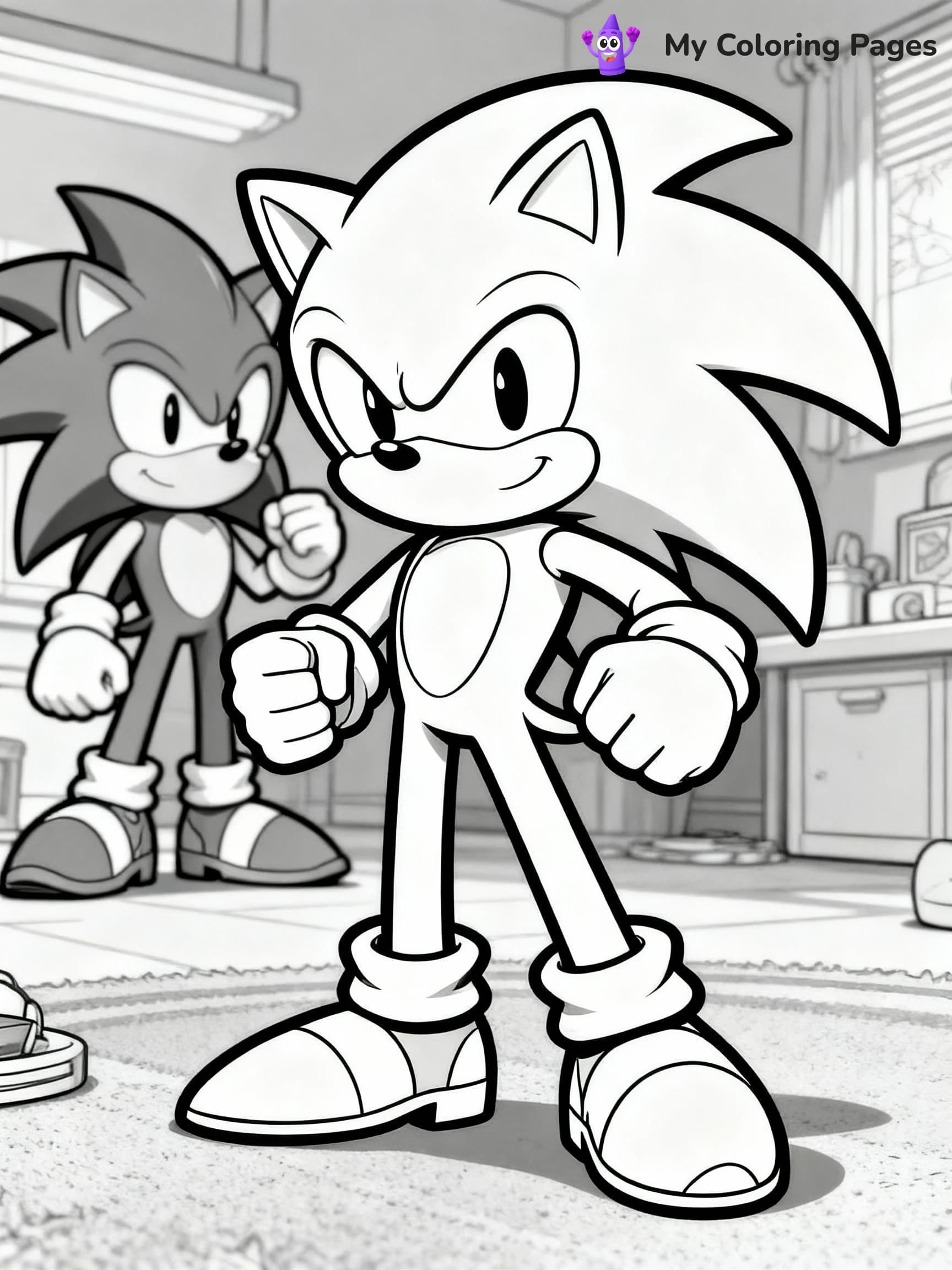 Tails Coloring Pages - 7