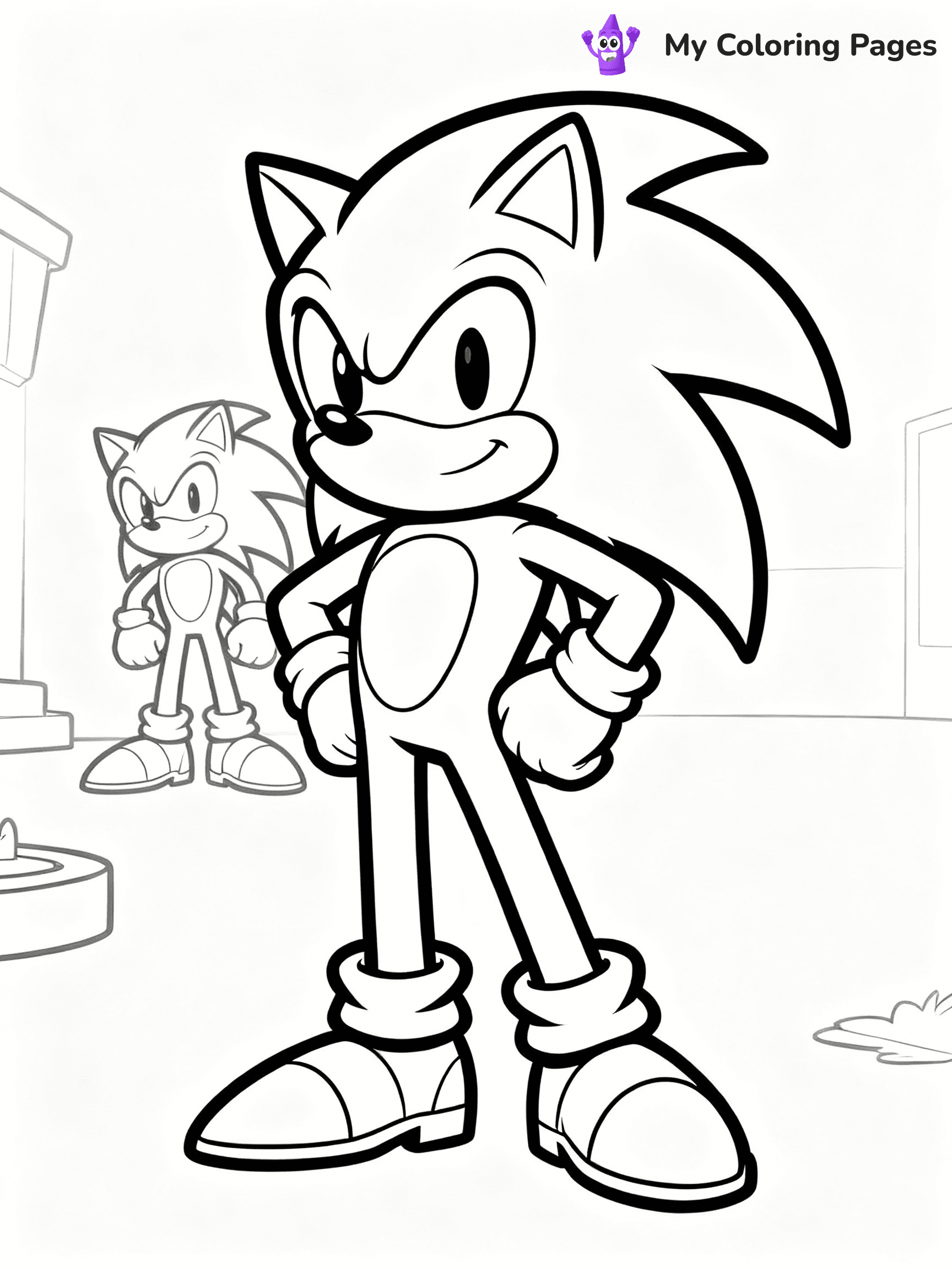 Tails Coloring Pages - 4