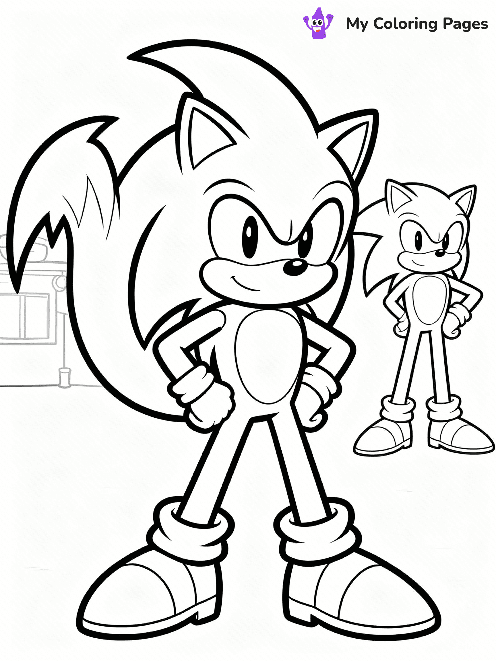 Tails Coloring Pages - 2