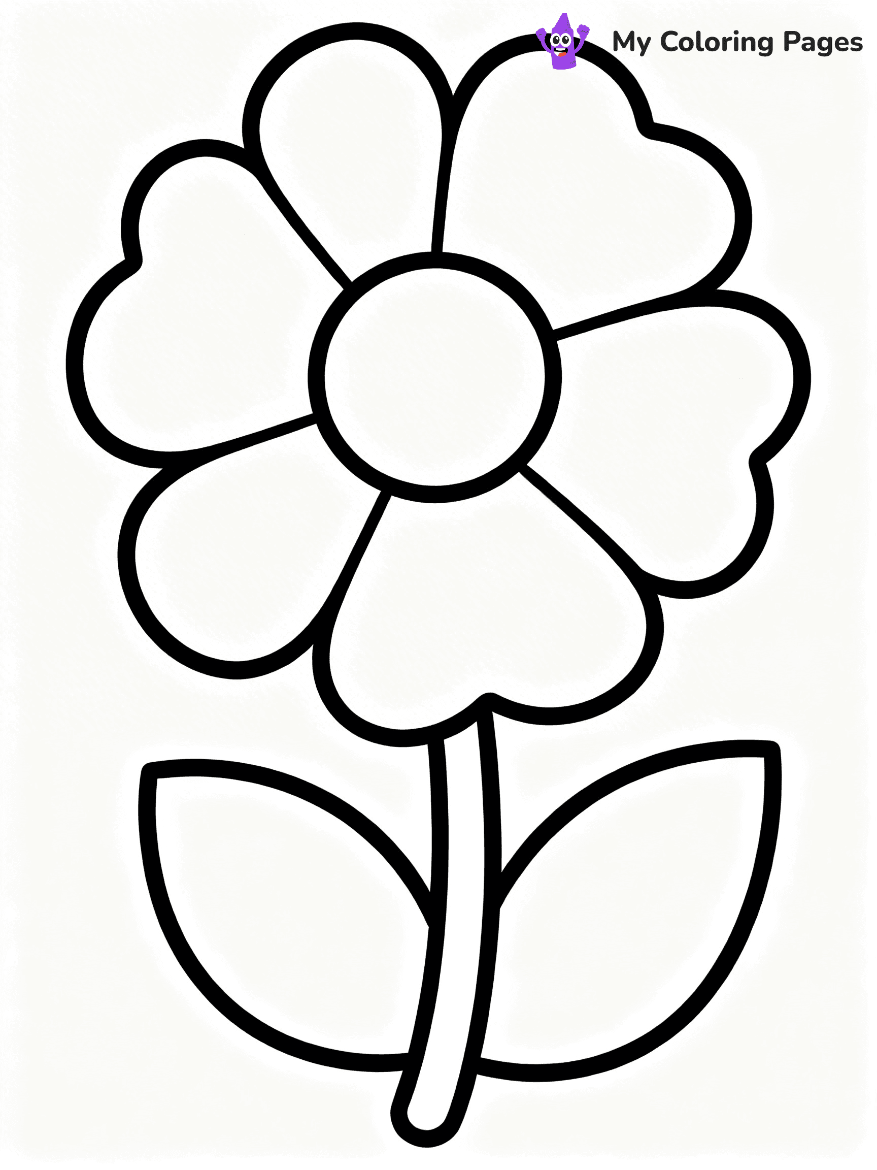 Coloring Pages Flowers - 19