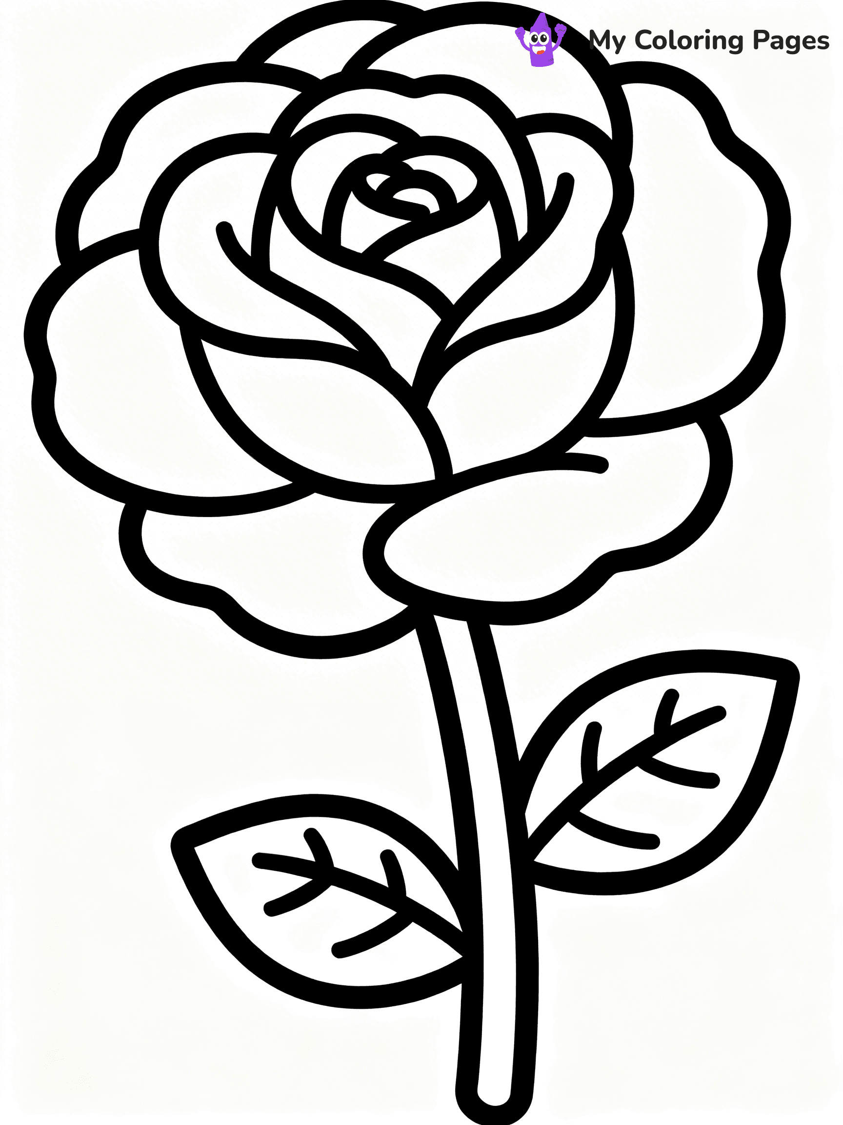 Coloring Pages Flowers - 12