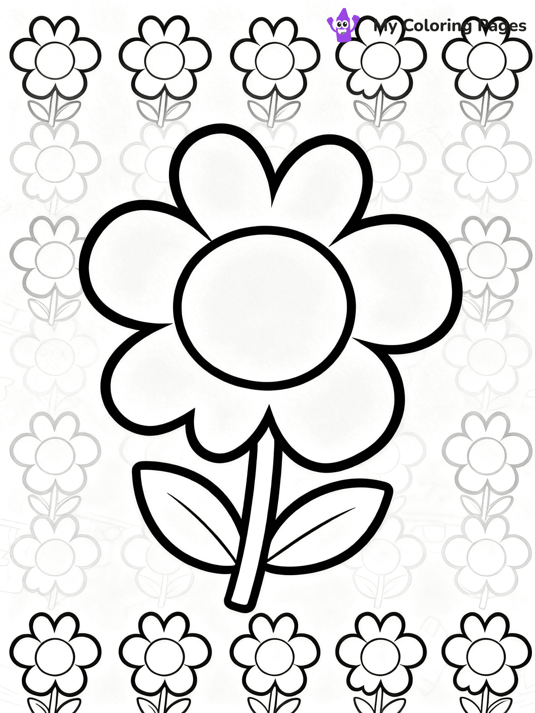 Coloring Pages Flowers - 6