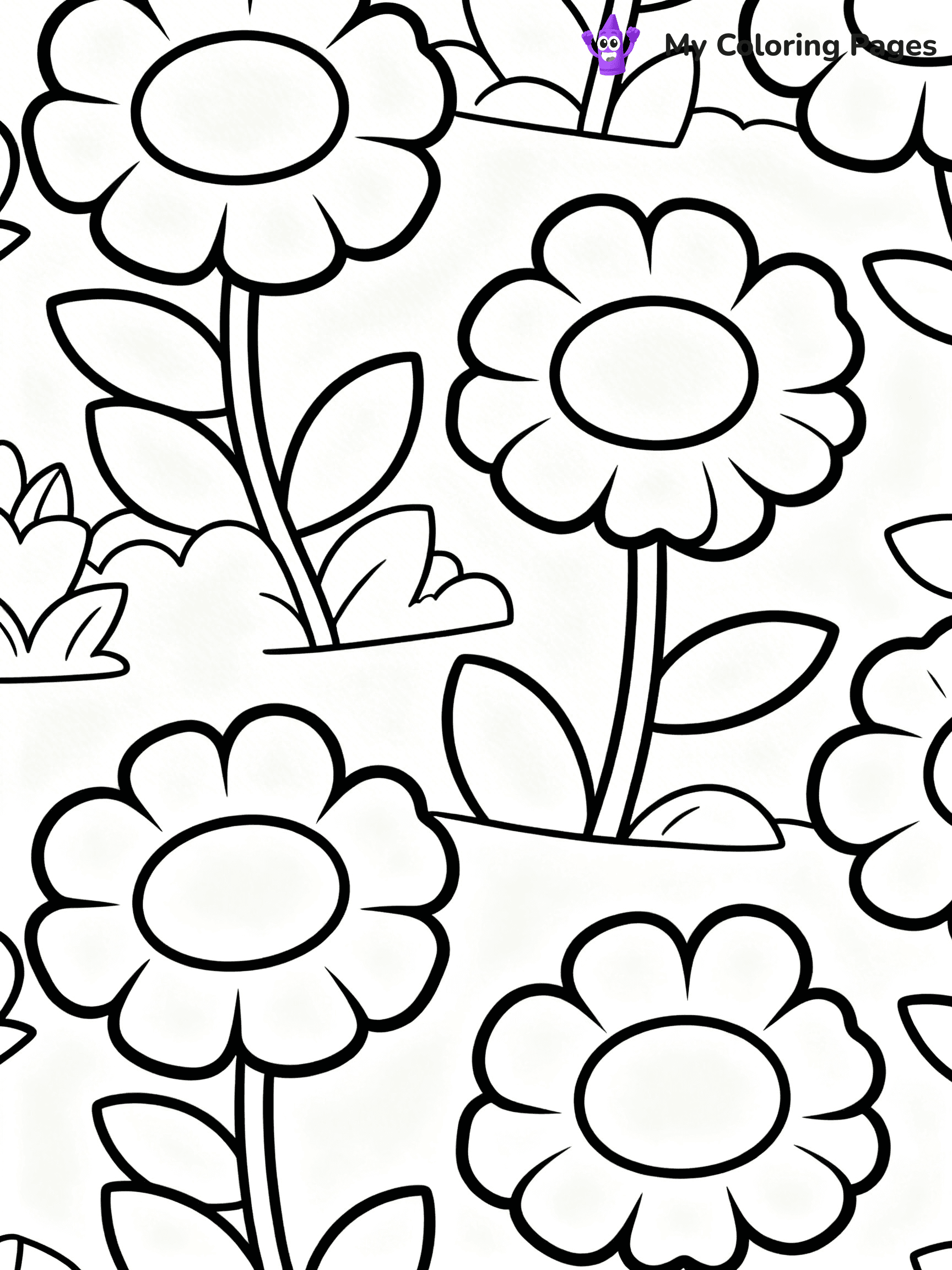Coloring Pages Flowers - 5