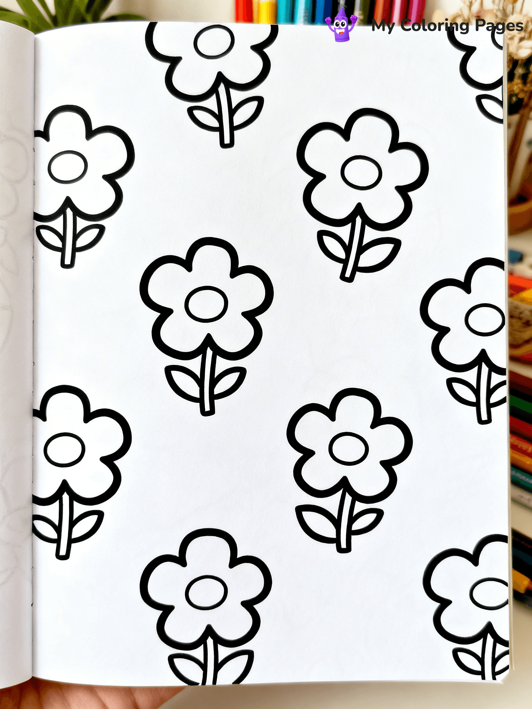 Coloring Pages Flowers - 3