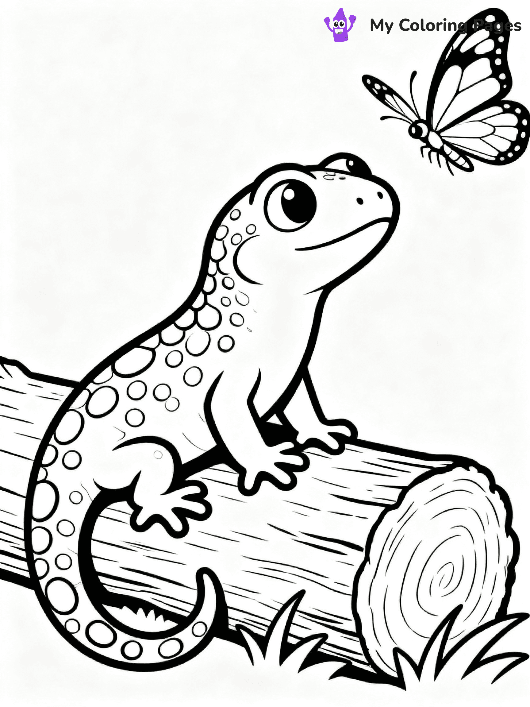 Salamander Coloring Pages - 11