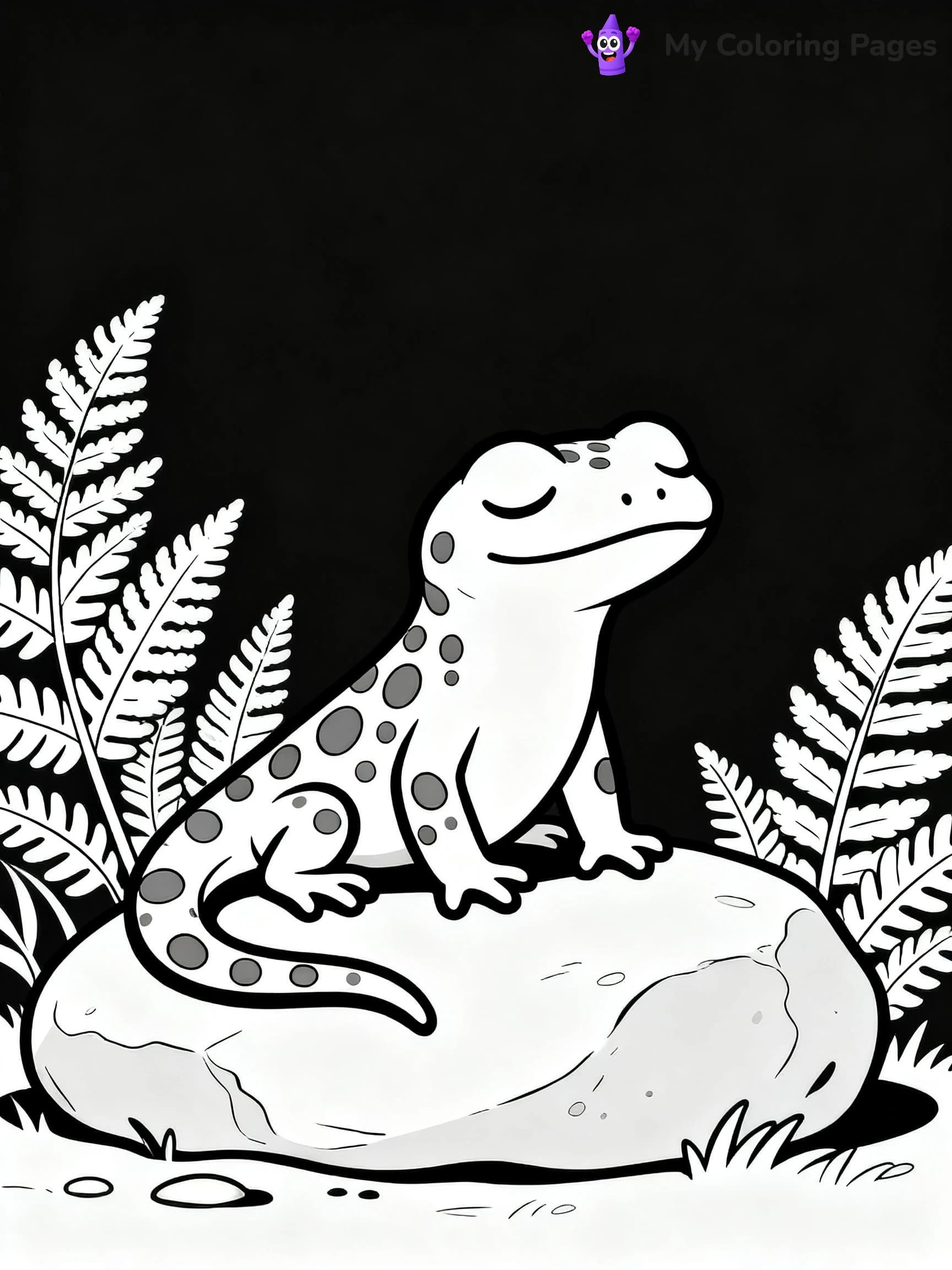 Salamander Coloring Pages - 5