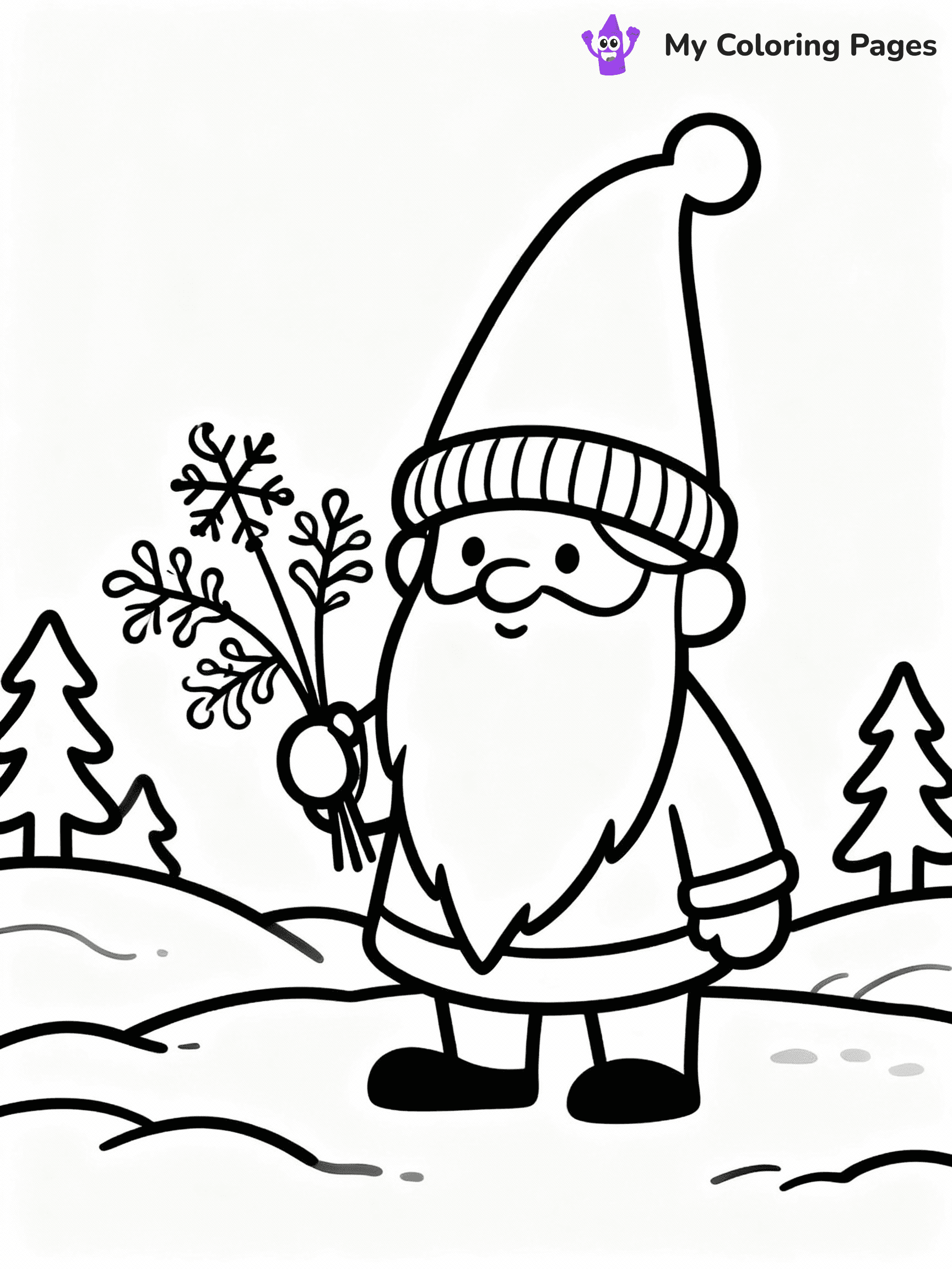 Snowflake Coloring Pages - 30